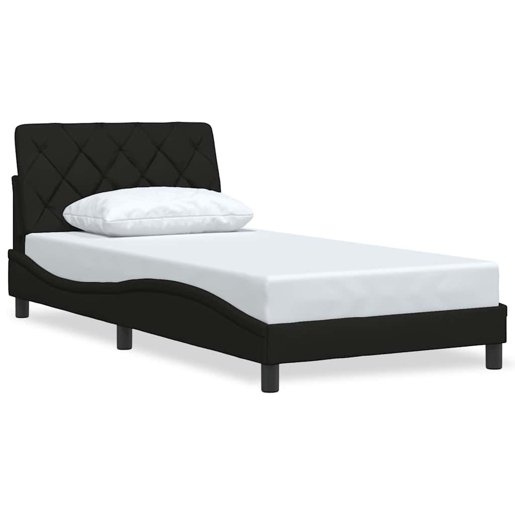 vidaXL Bett Bettgestell ohne Matratze Schwarz günstig online kaufen