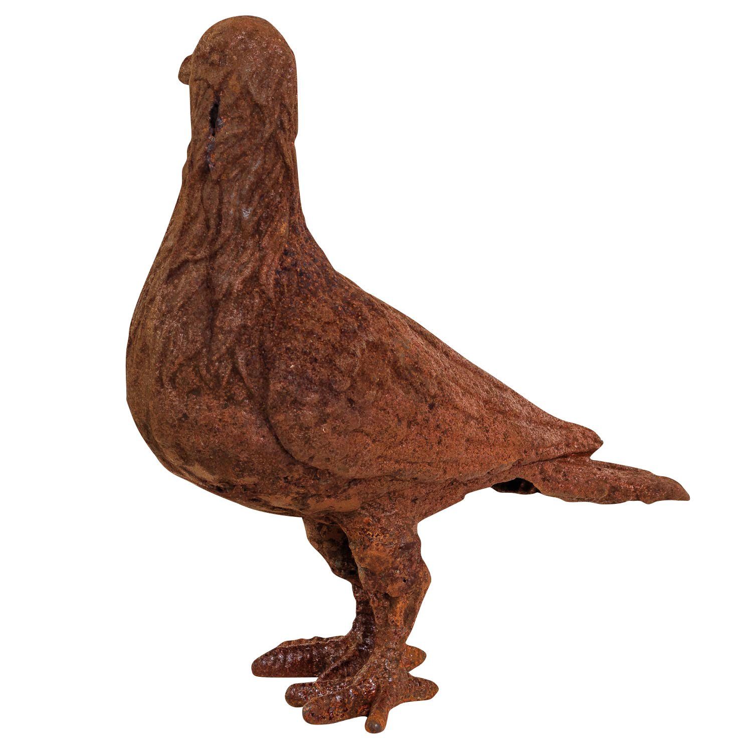Gartenskulptur Vogel Garten Gartenfigur Rost Eisen Skulptur Aubaho Vogel Figur Eisenfigur
