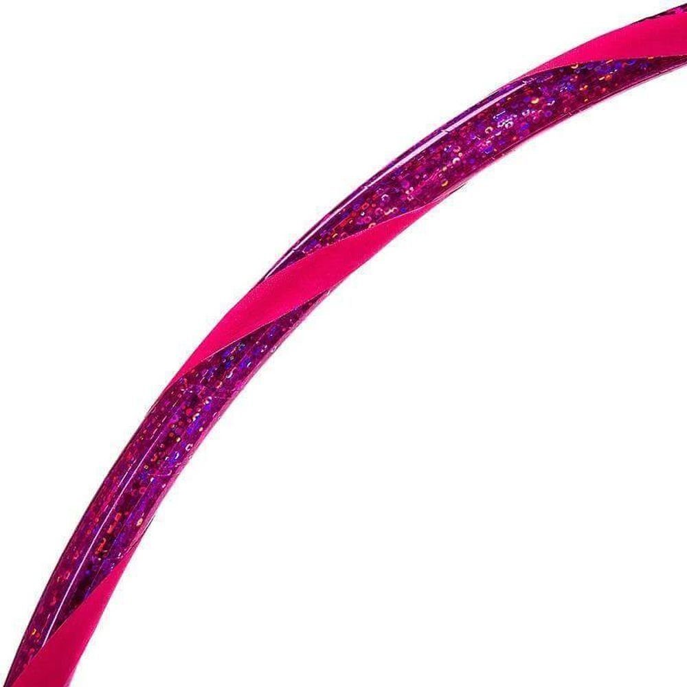 Hoopomania Hula-Hoop-Reifen Pink-Rosa Pink-Pink Hoop, Hula Ø80cm, Kinder Glamour