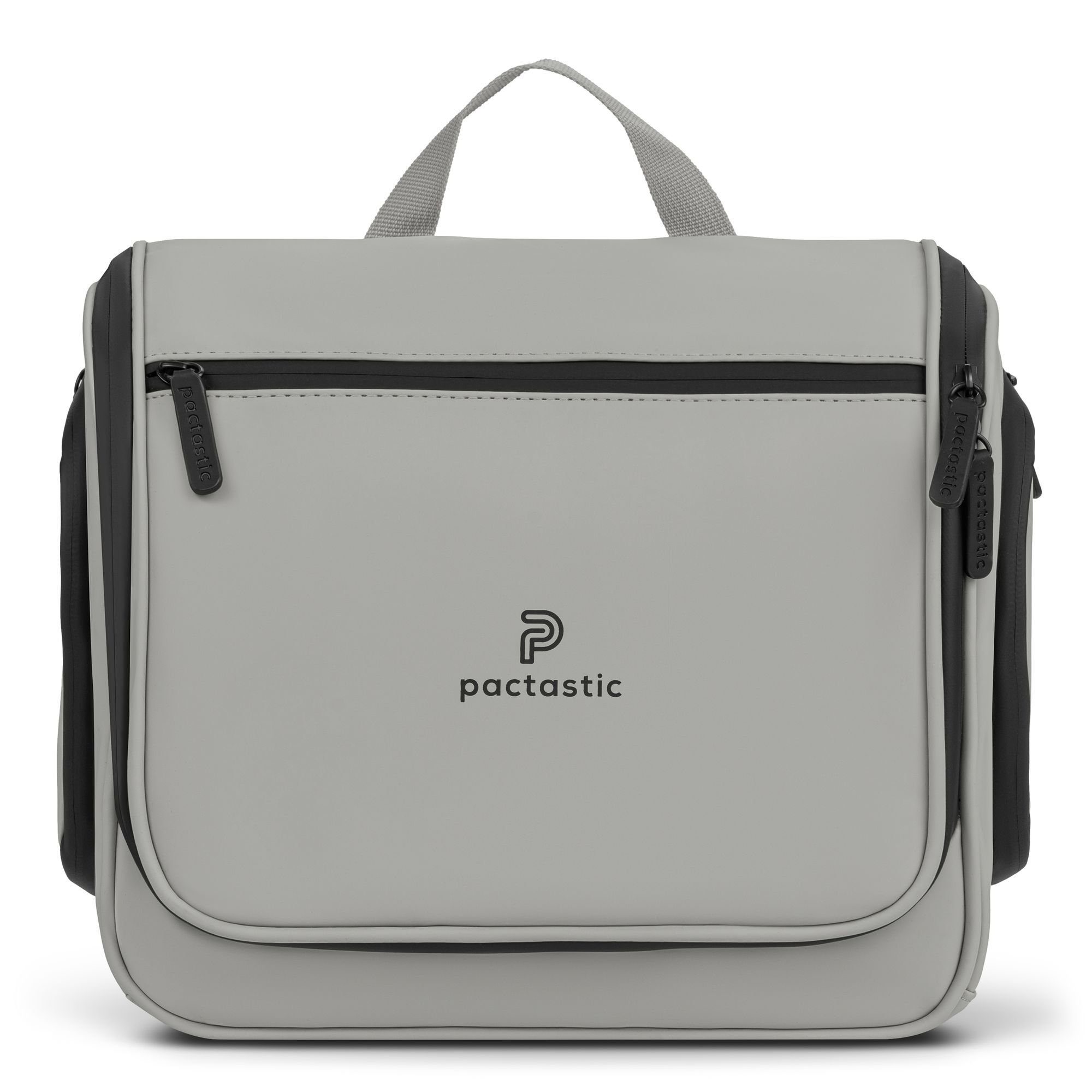 Pactastic Kulturbeutel Urban Collection, Veganes Tech-Material grey | Kulturbeutel