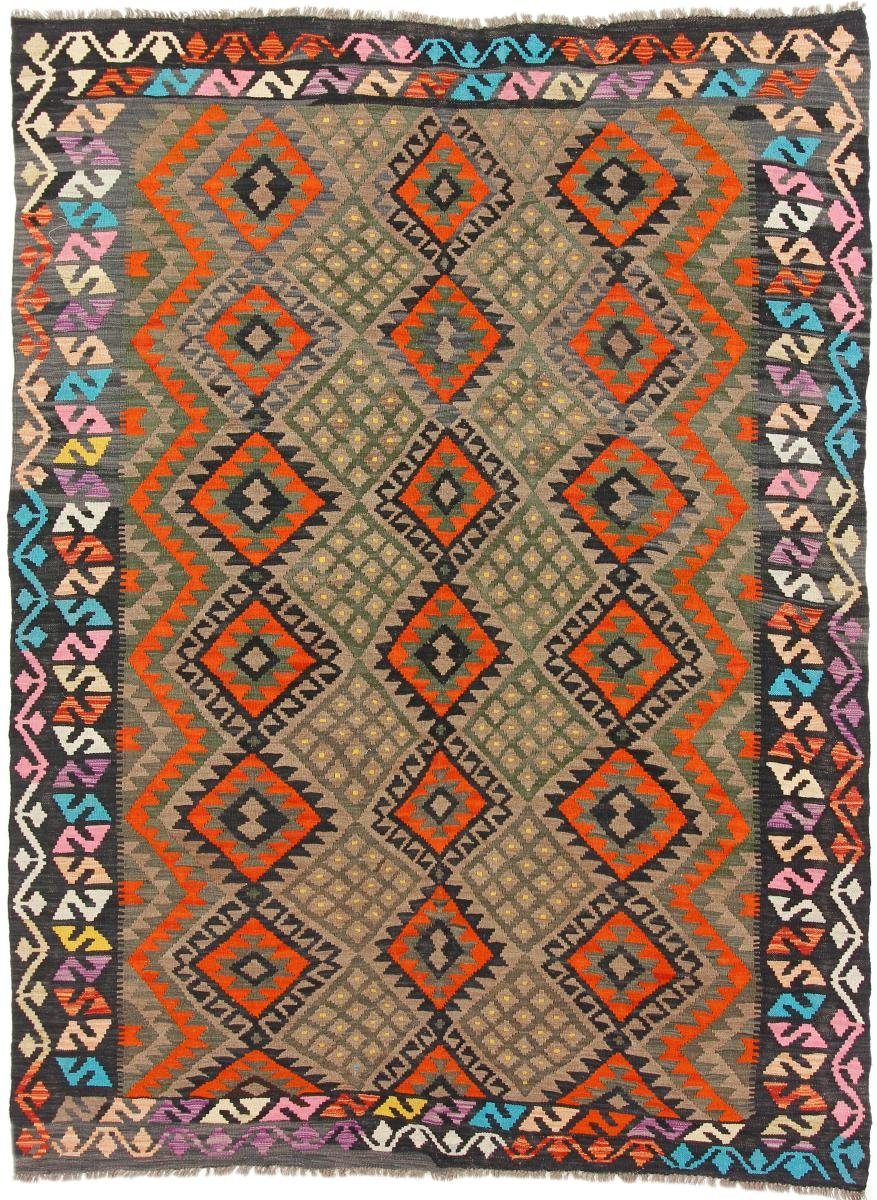 Orientteppich Kelim Afghan Heritage 186x249 Handgewebter Moderner Orientteppich, Nain Trading, rechteckig, Höhe: 3 mm