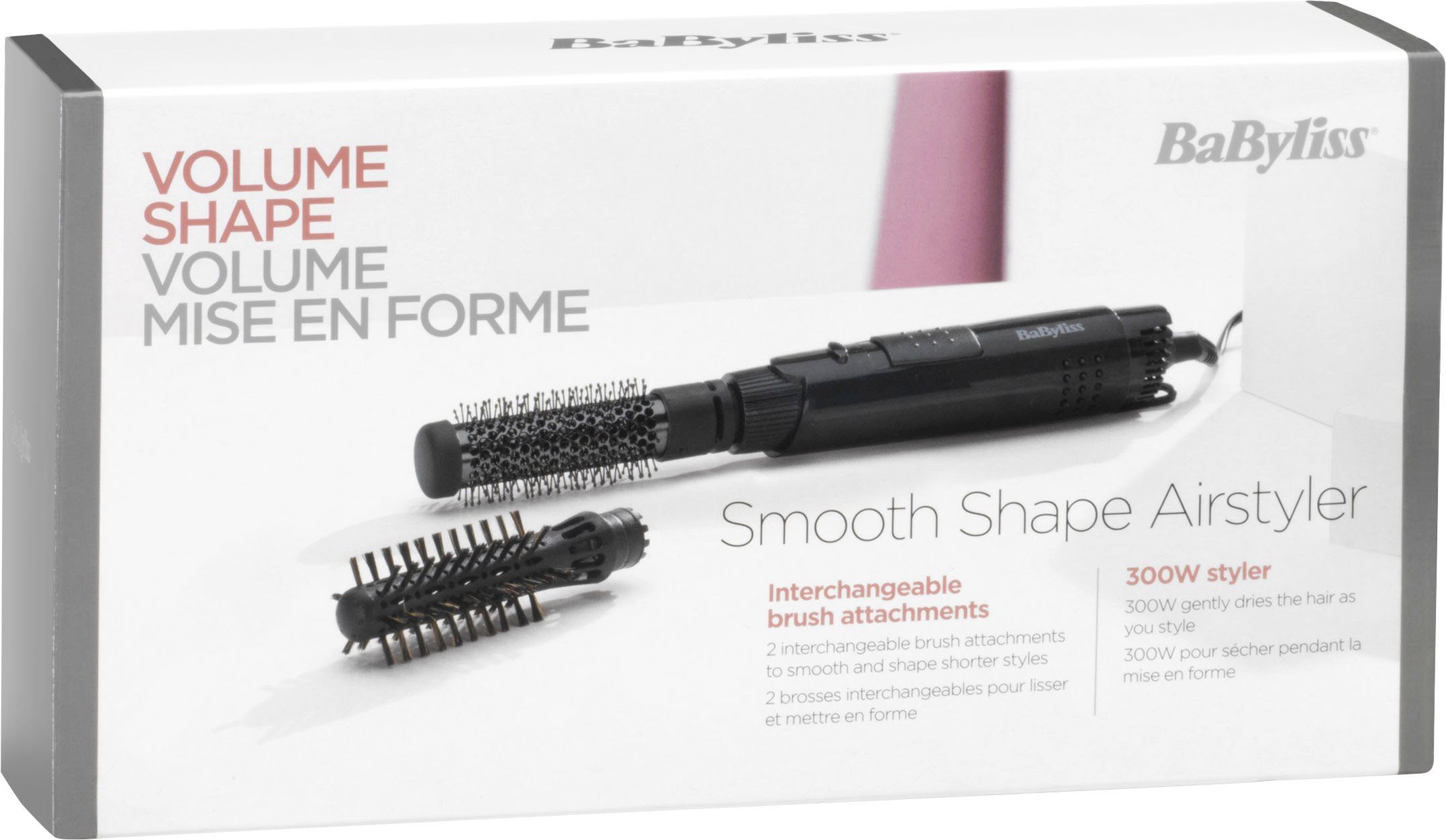 BaByliss Warmluftbürste Smooth Shape Airstyler