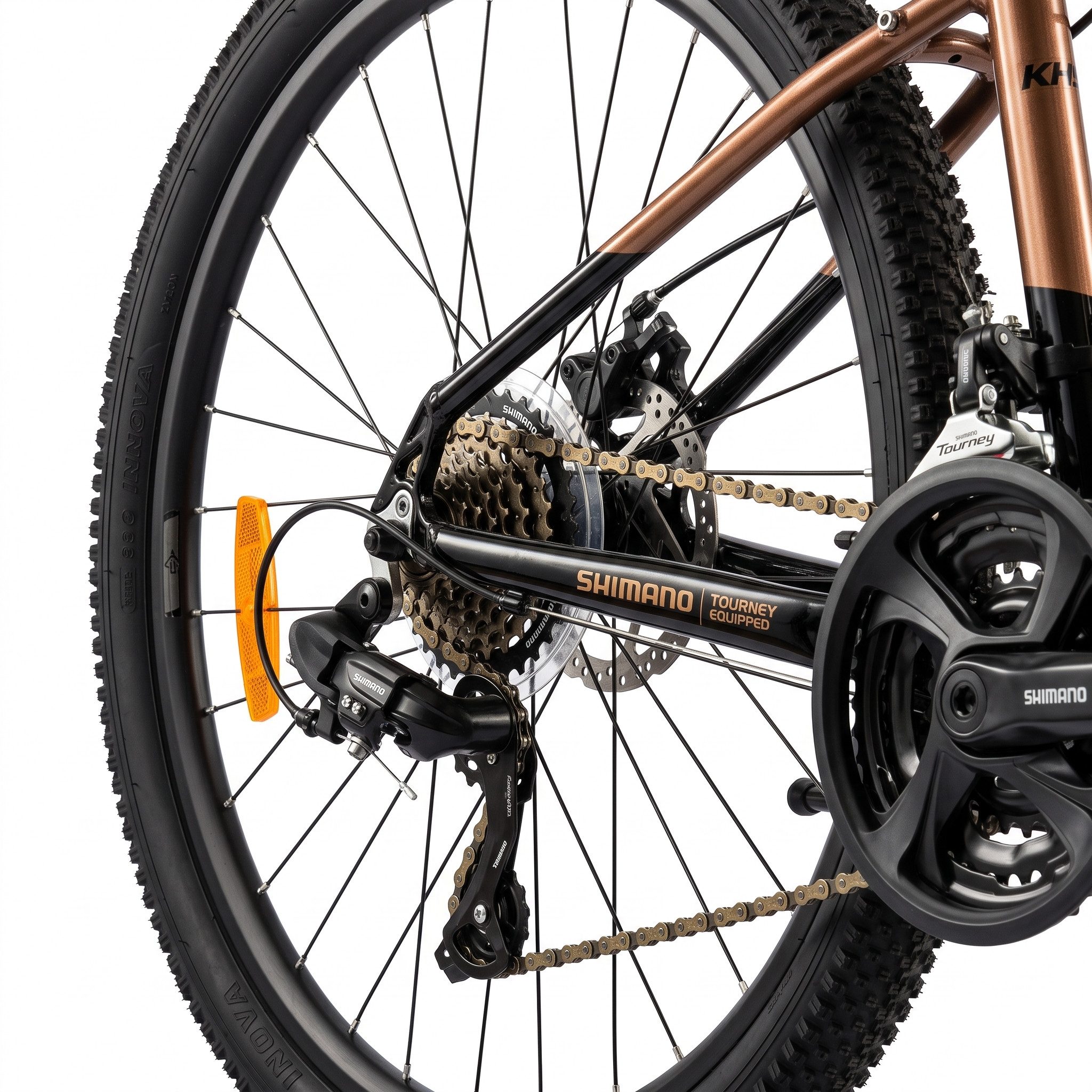 Keskin eBike Mountainbike Keskin MTB1, 26 Zoll Fahrrad für Herren Damen, Mädchen und Jungen, 21 Gang Shimano RD-TY500/EF500 Schaltwerk, Kettenschaltung, (Alumin – Bild 5 von 5