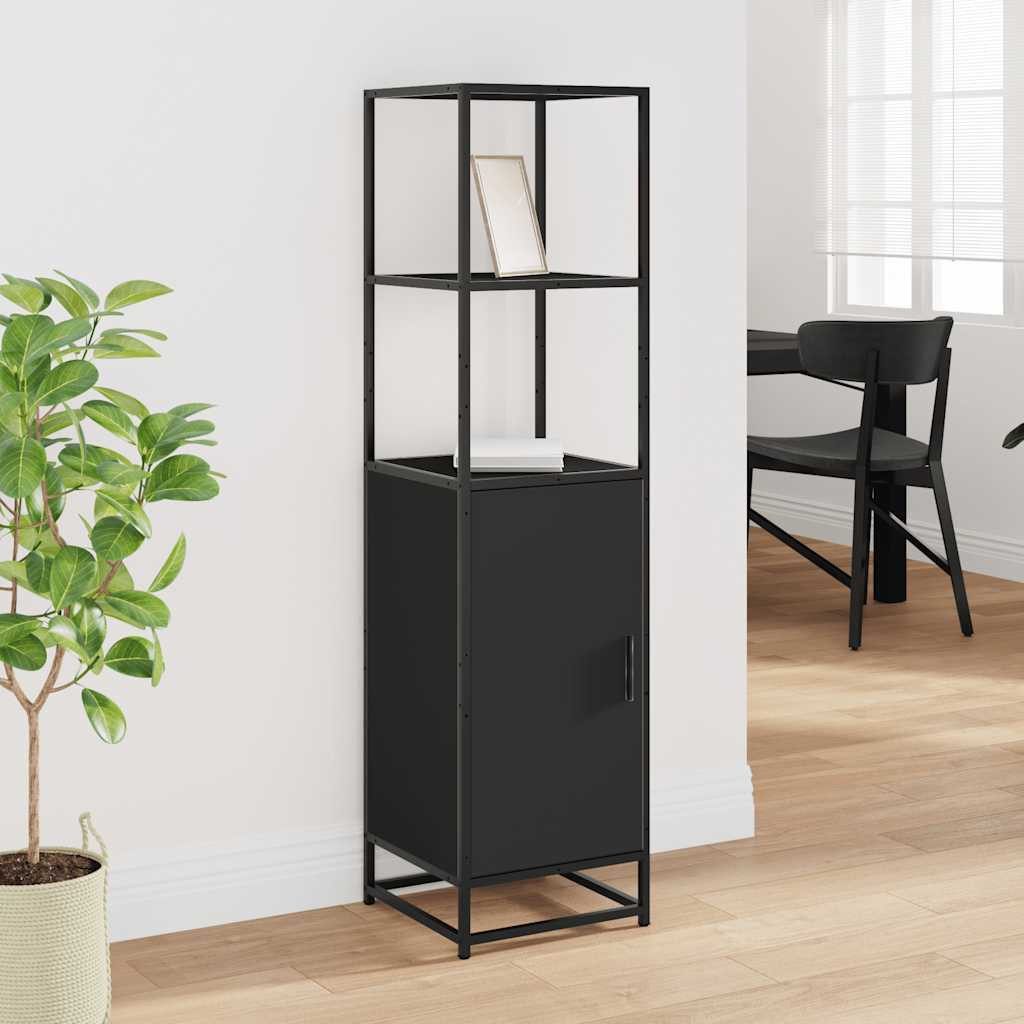 vidaXL Highboard Highboard Schwarz 35,5x35x139 cm günstig online kaufen