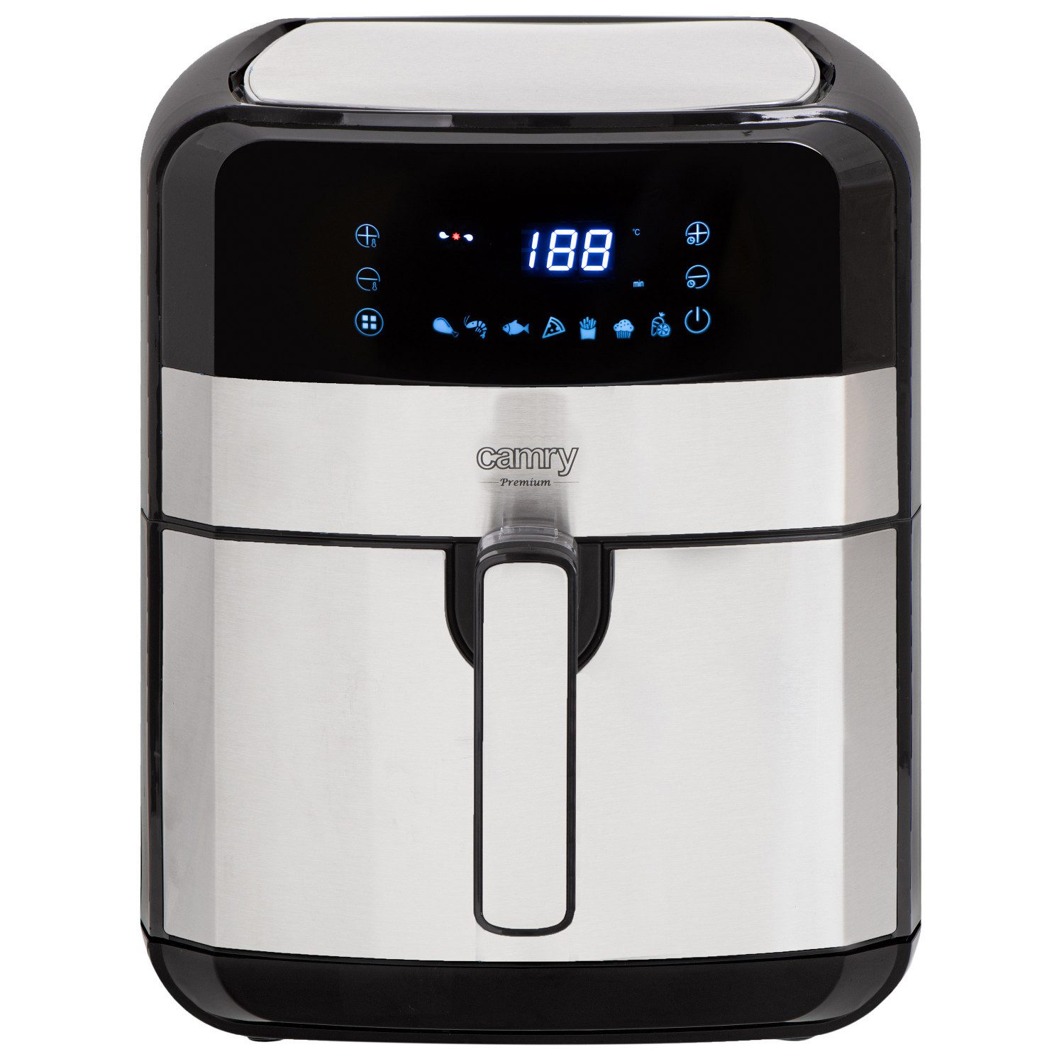 Camry Heißluftfritteuse, 2500 W, Airfryer fettfreie Fritteuse 5L 9 Programme