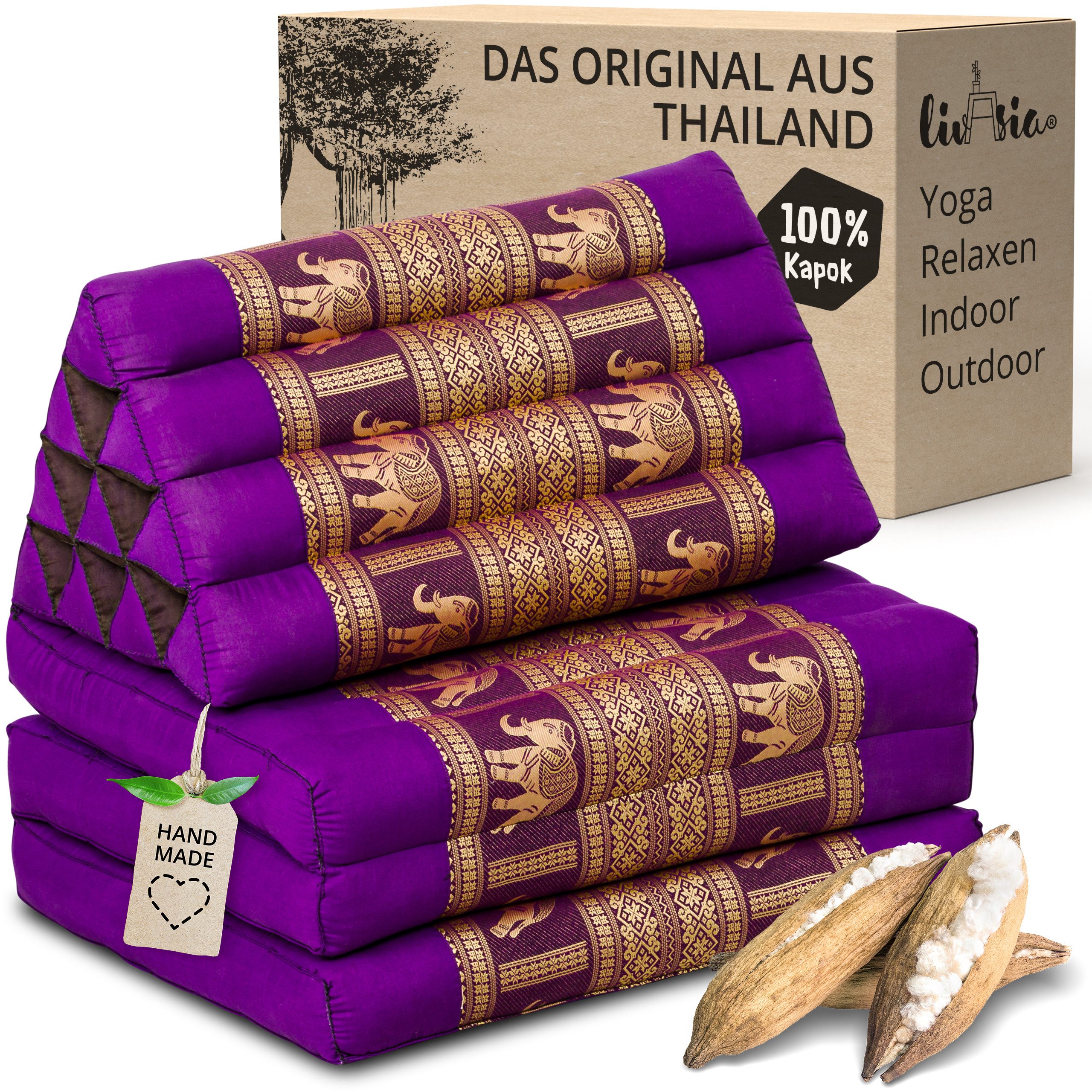 livasia Sitzsack Thaikissen 3 Auflagen (Deluxe) vegan günstig online kaufen