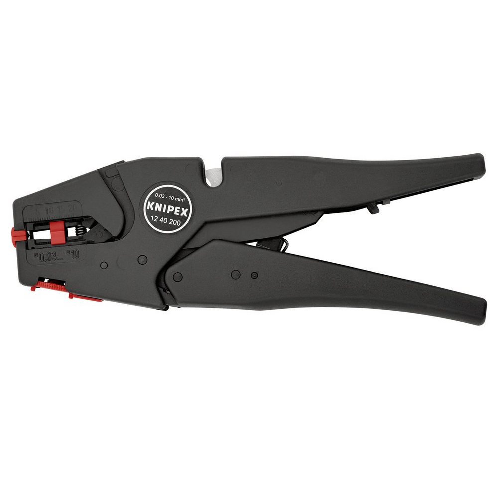 Thumbnail - Knipex Abisolierzange Knipex 12 40 200 Automatische Abisolierzange 0.03 bis 10 mm² 7 bis