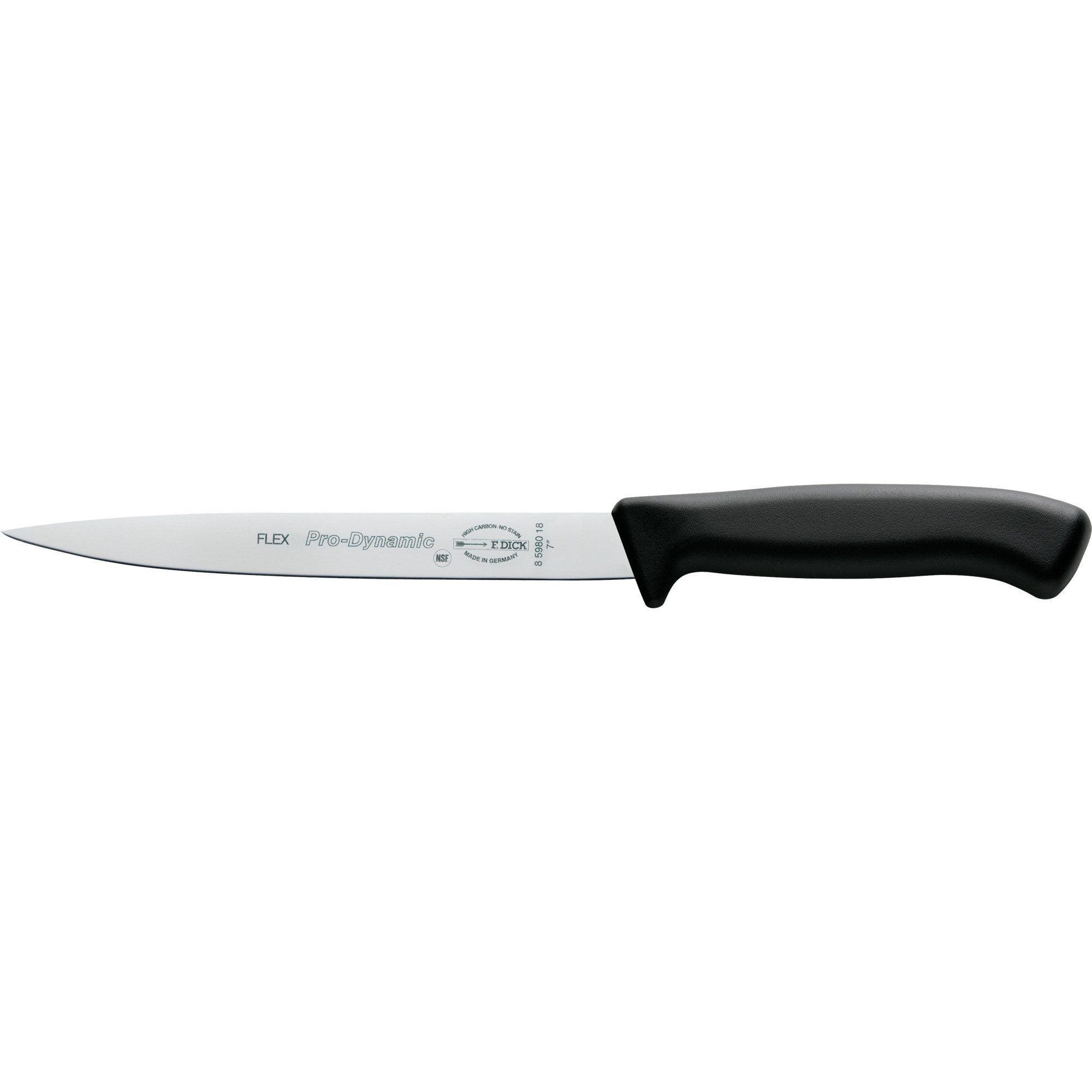 F. DICK Geschirr-Set DICK ProDynamic Filetiermesser flexibel, 18cm, Edelstahl / Kunststoff