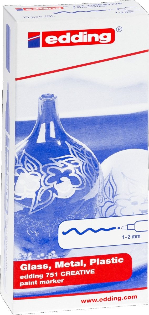 edding Permanentmarker Glanzlack-Marker edding 751 creative VE=10 Farben
