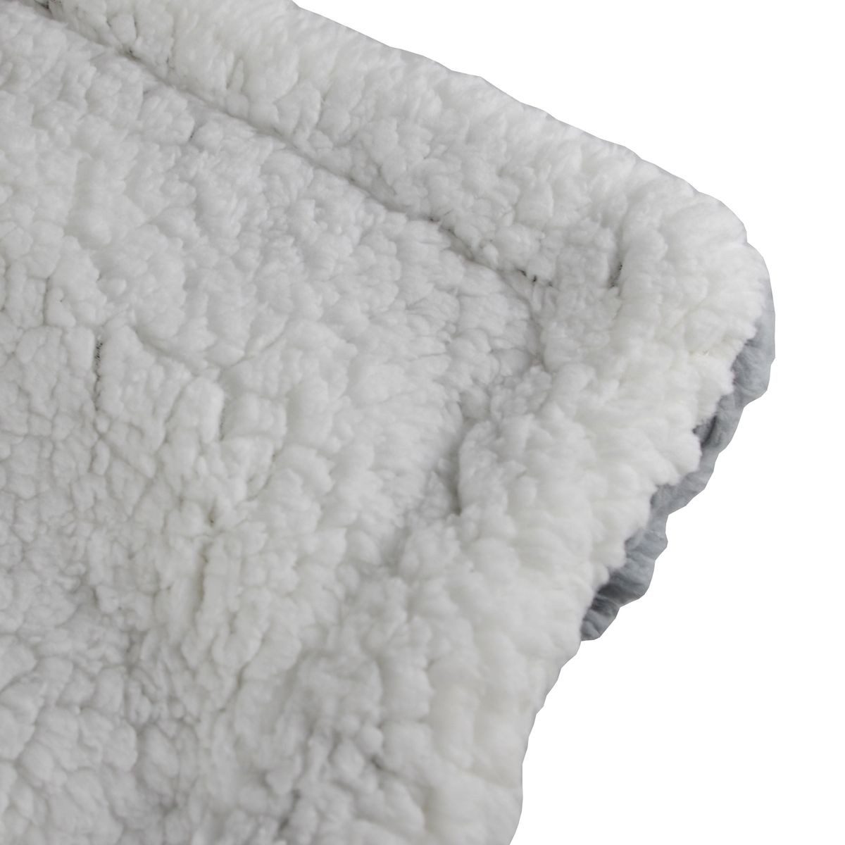 Wohndecke Kuscheldecke aus Polyester in Lammfelloptik ca. 150x200 cm, VIVA, mit Herzmotiv – Bild 4 von 5