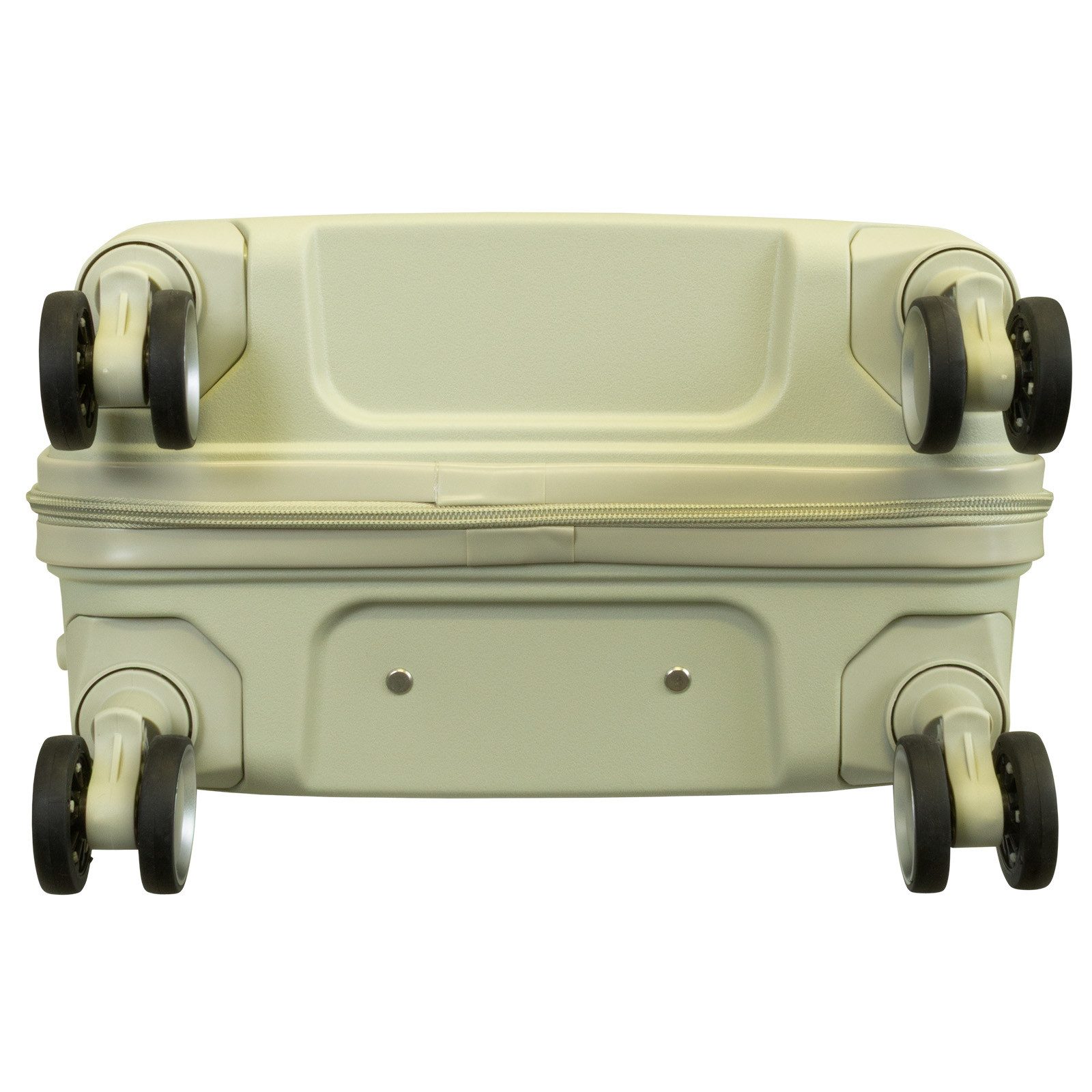 Trendyshop365 Kofferset Kofferset 3tlg Antigua, 4 Rollen, (Hartschale, 3 tlg., Zahlenschloss), Polypropylen, extrem robust