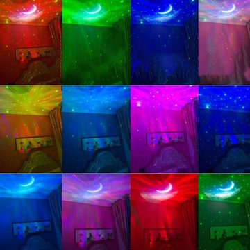 AKKEE LED Nachtlicht Astronaut Projektor Nachtlicht Sternenhimmel, LED Sternenhimmel Galaxy Projektor mit Fernbedienung und Timer, LED fest integriert, Farbwechsel, für Schlafzimmer und Decke, Geschenk für Weihnachten