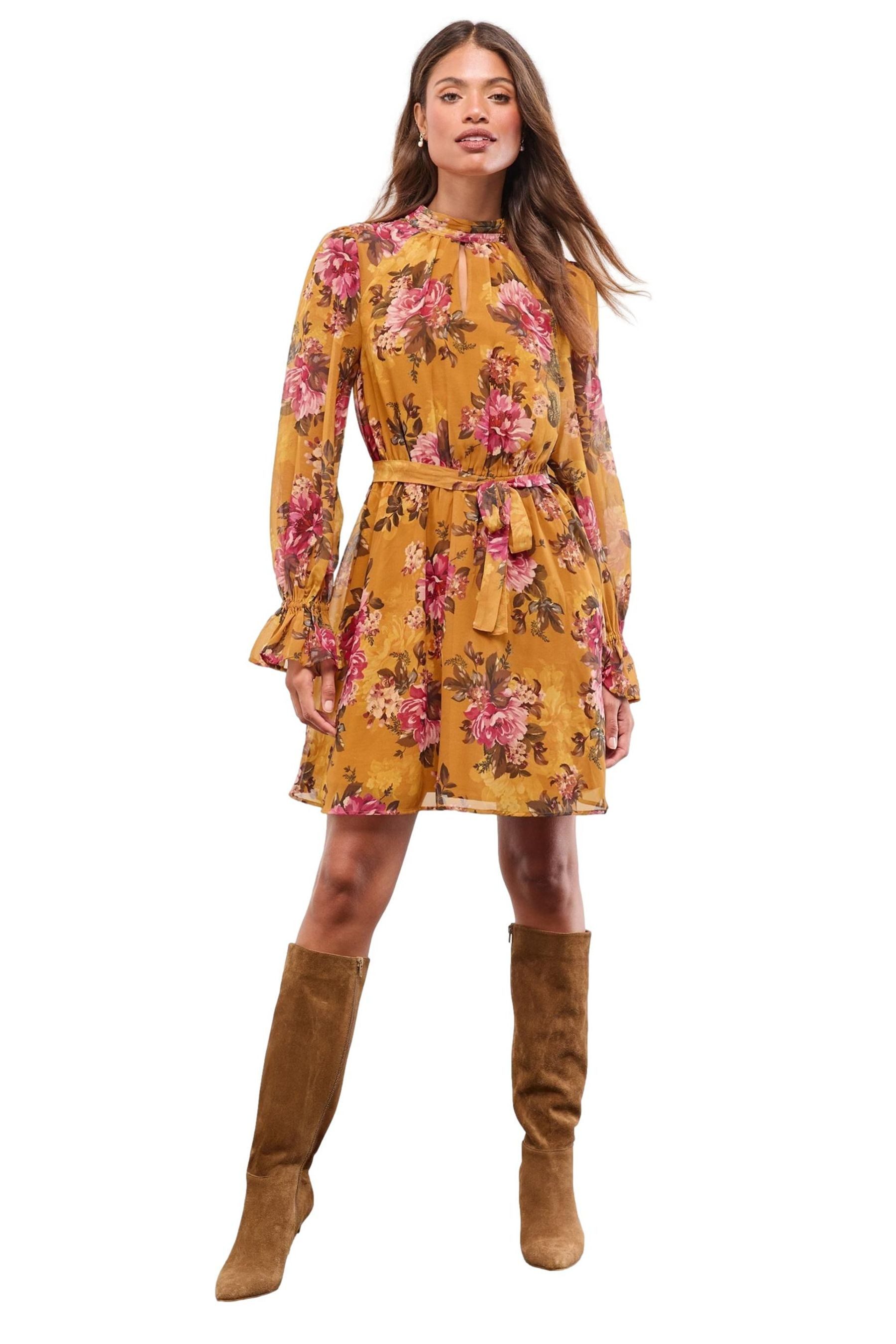 LIPSY Minikleid Lipsy Hochgeschlossenes Langarm-Minikleid, Regular (1-tlg) günstig online kaufen