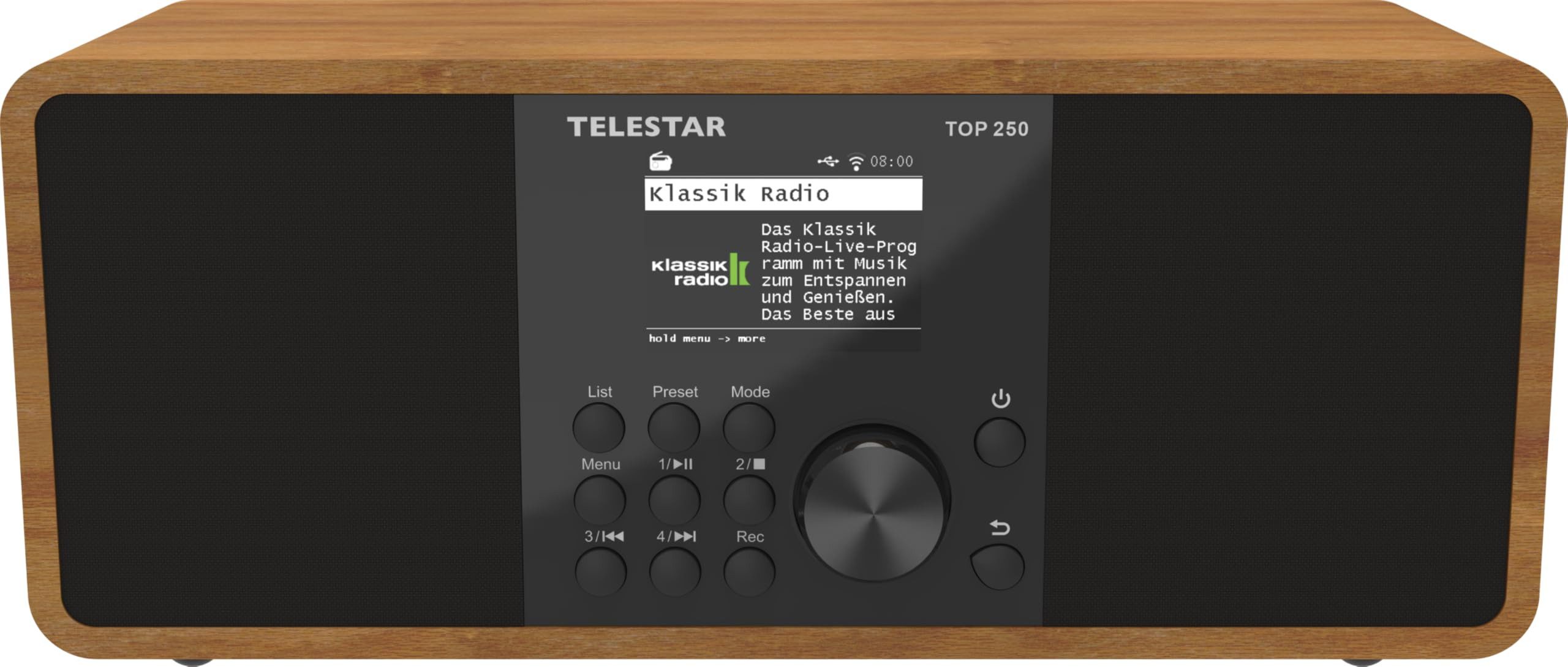 TELESTAR TOP 250 Digitalradio (DAB) (DAB+ Internetradio schwarz Top 250)