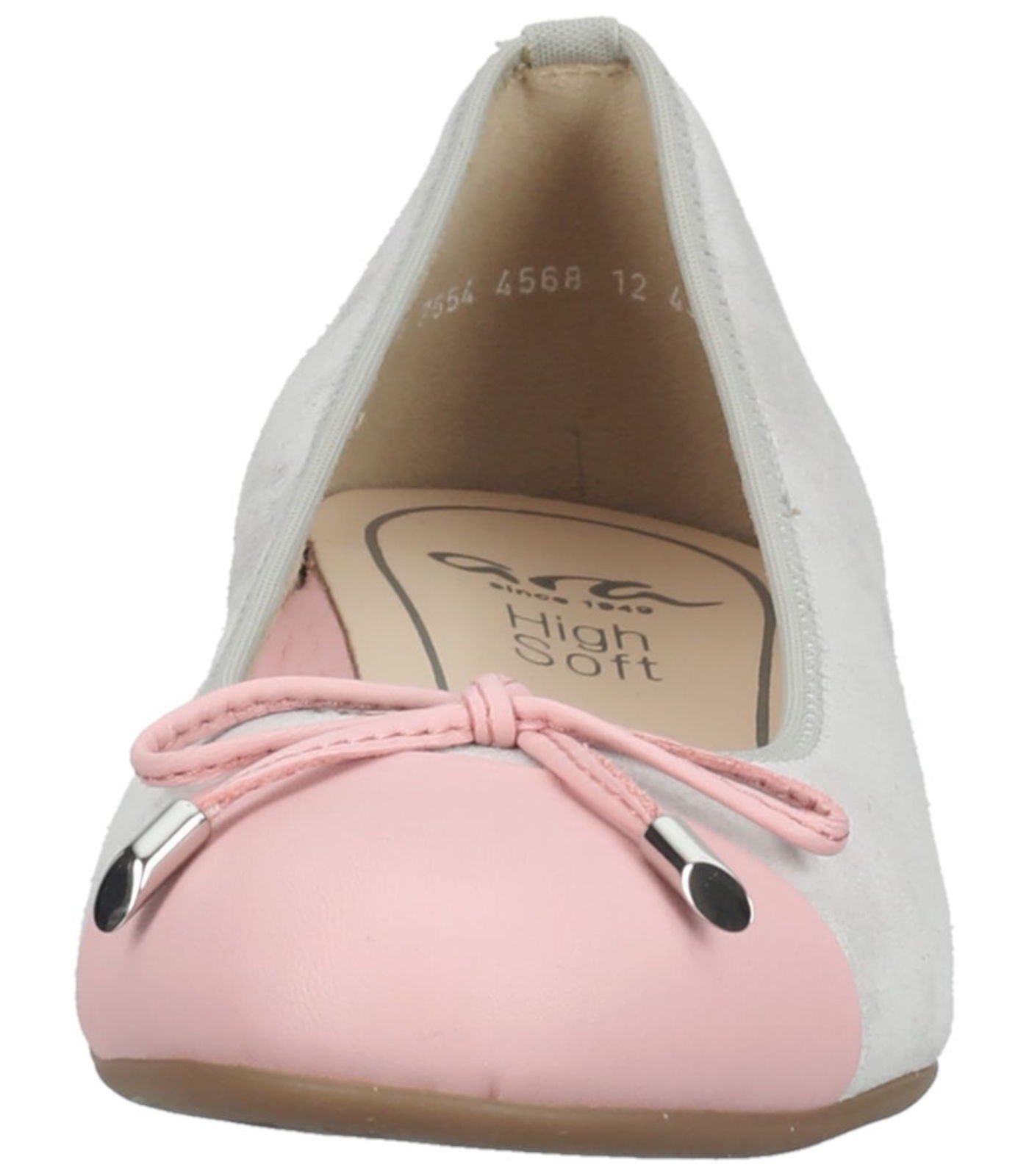 Ara Ballerinas Lederimitat 045070 Ballerina grau