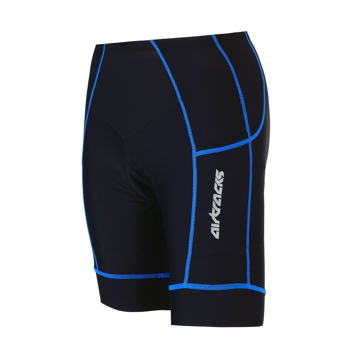 Airtracks Fahrradhose Herren Fahrradhose Kurz Pro (ergonomische Radhose mit 3D Polster & Quick Dry Funktion) » S M L XL XXL XXXL «