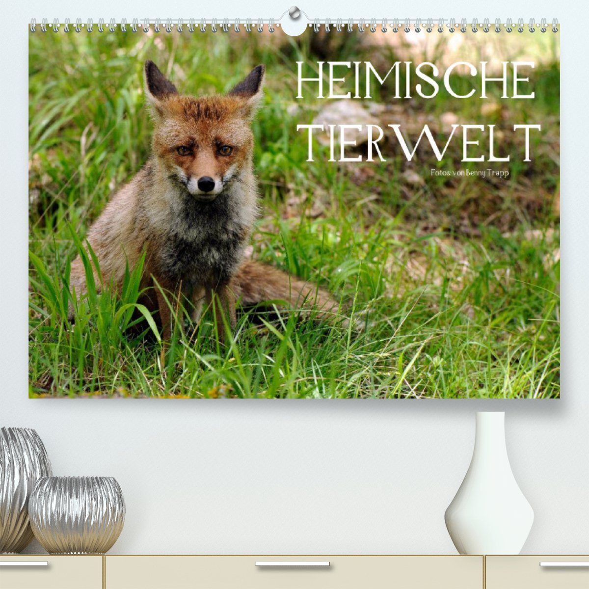 CALVENDO Wandkalender Heimische Tierwelt (Premium, hochwertiger DIN A2 Wandkalender 2023, Kunstdruck in Hochglanz)