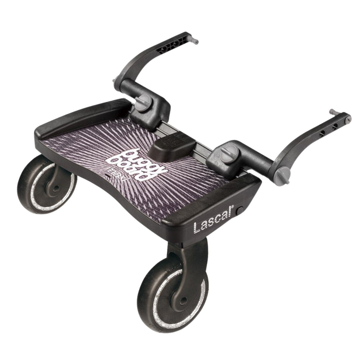 Lascal Adapter für Kinderwagen, Universal-Kinderwagenverlängerung  BuggyBoard Maxi, Schnelle Entriegelung per Knopfdruck