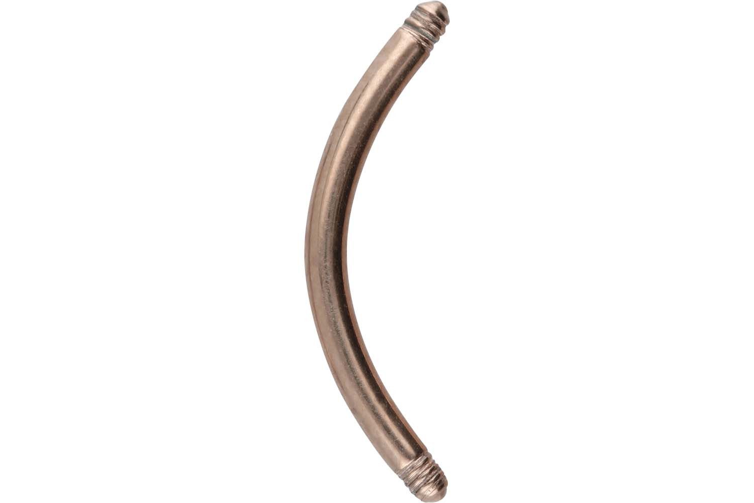 PIERCINGLINE Bauchnabelpiercing Chirurgenstahl Banane ohne Kugeln (Bananen, 1-tlg)