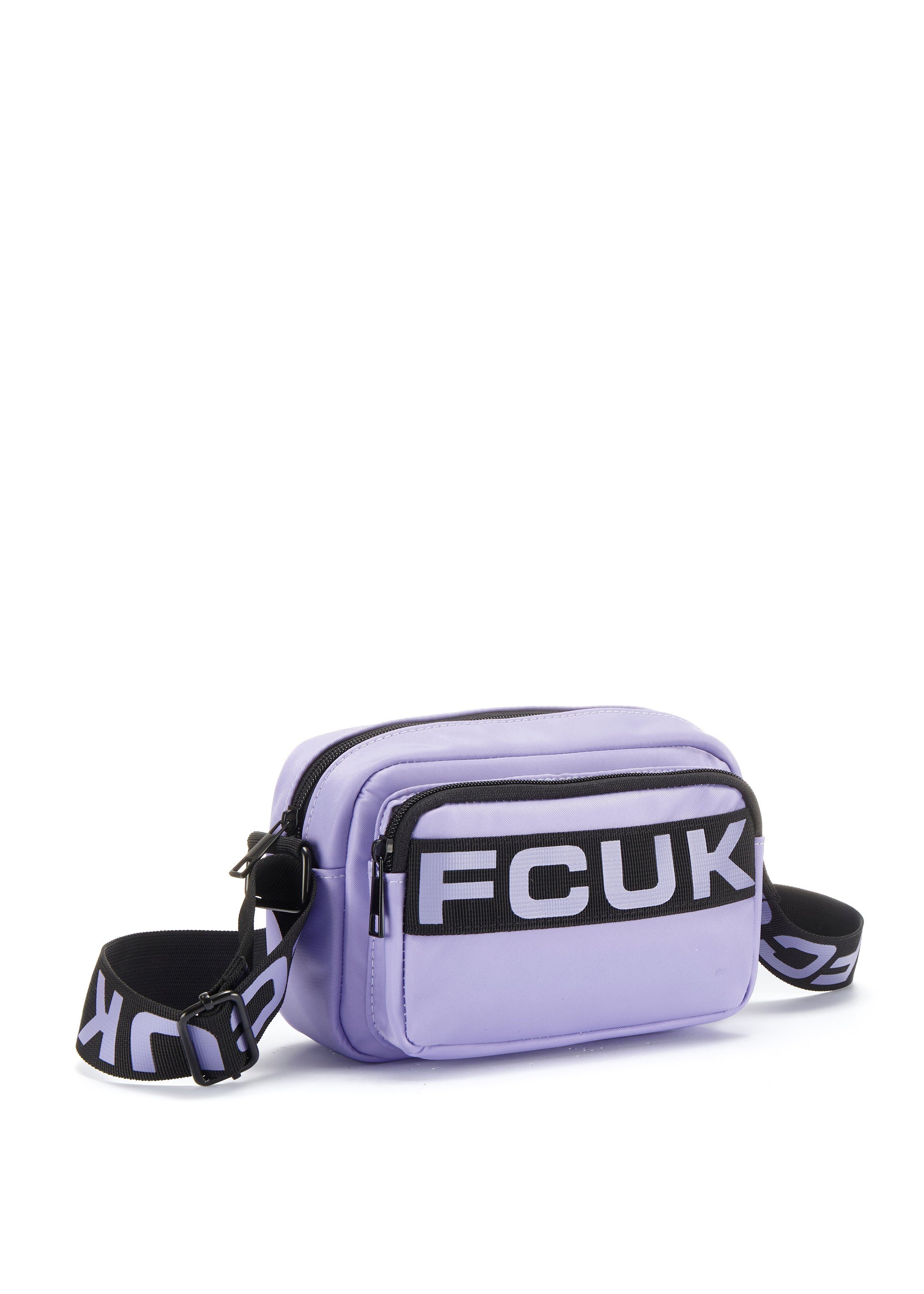 FCUK Umhängetasche Minibag, Minibag, Handtasche mit verstellbarem Schulterriemen VEGAN