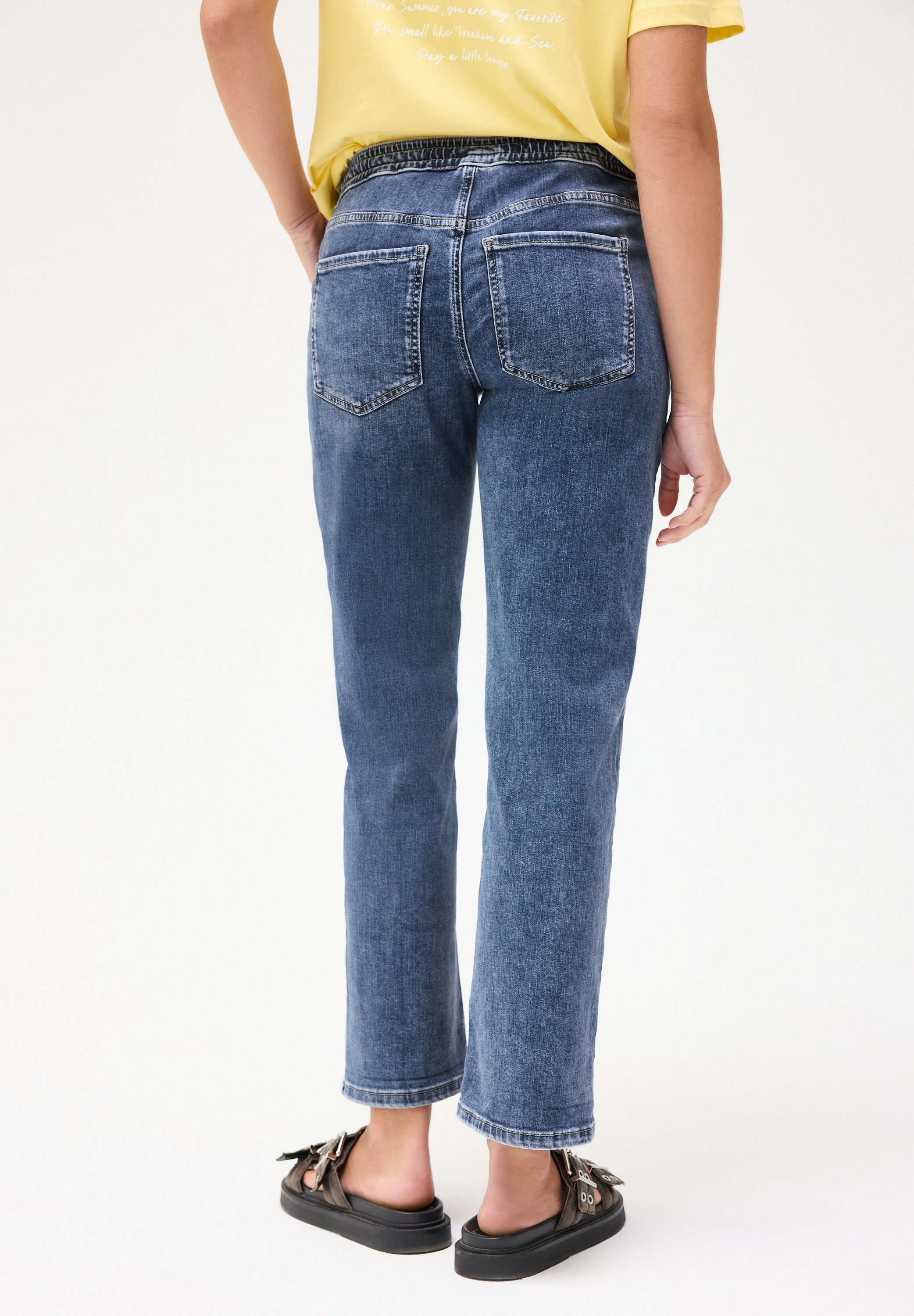 STREET ONE STUDIO Comfort-fit-Jeans mit Elastikbund