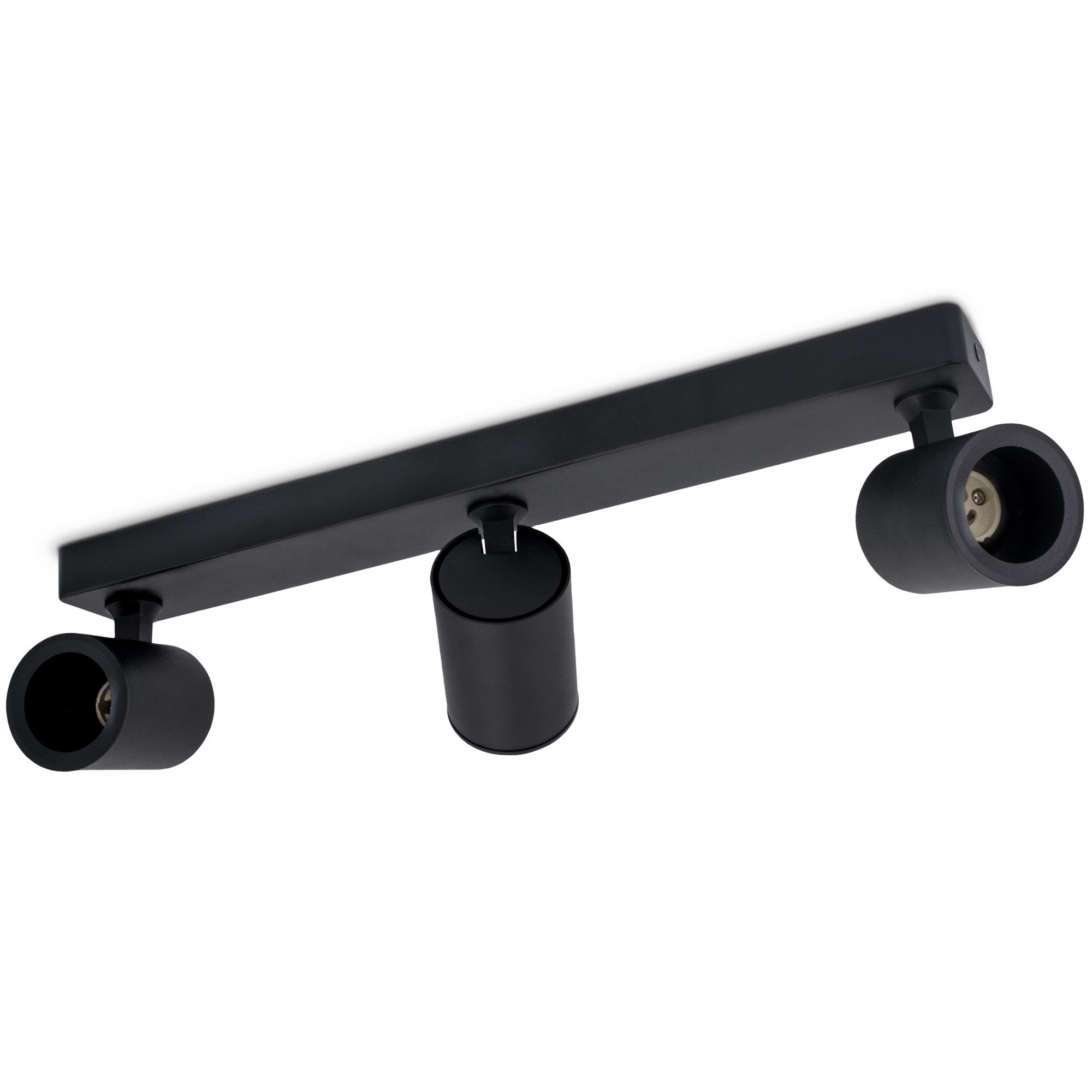 linovum LED Aufbaustrahler TENJO Deckenstrahler für GU10 3 flammig Spots drehbar schwenkbar