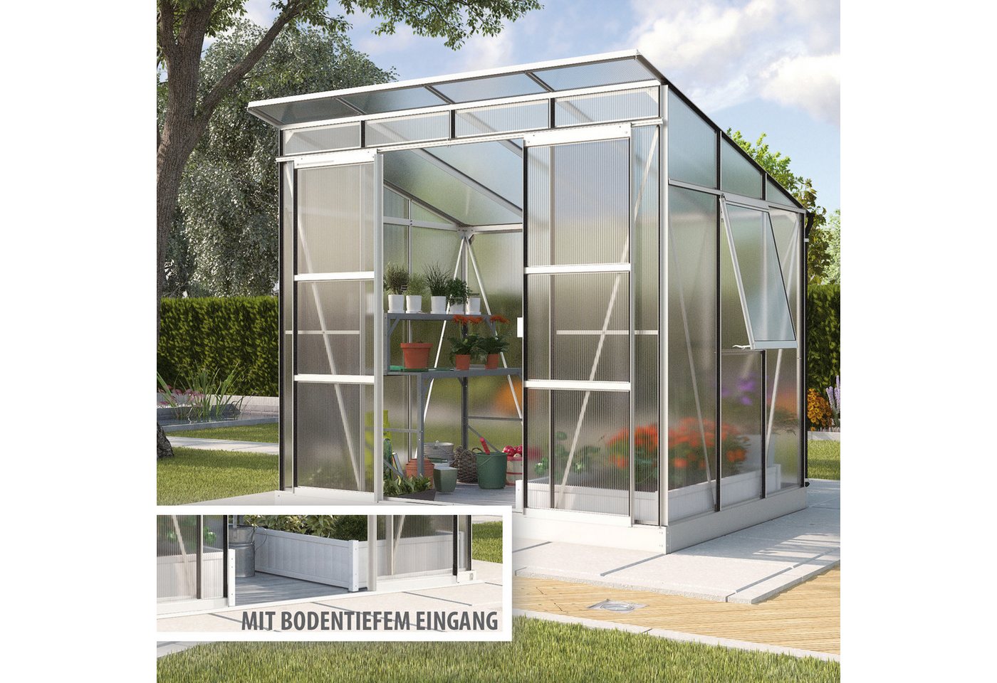 Vitavia Gewächshaus Playa 5900, 6,00 mm... Vitavia Gewächshaus Playa 5900, 6,00 mm...