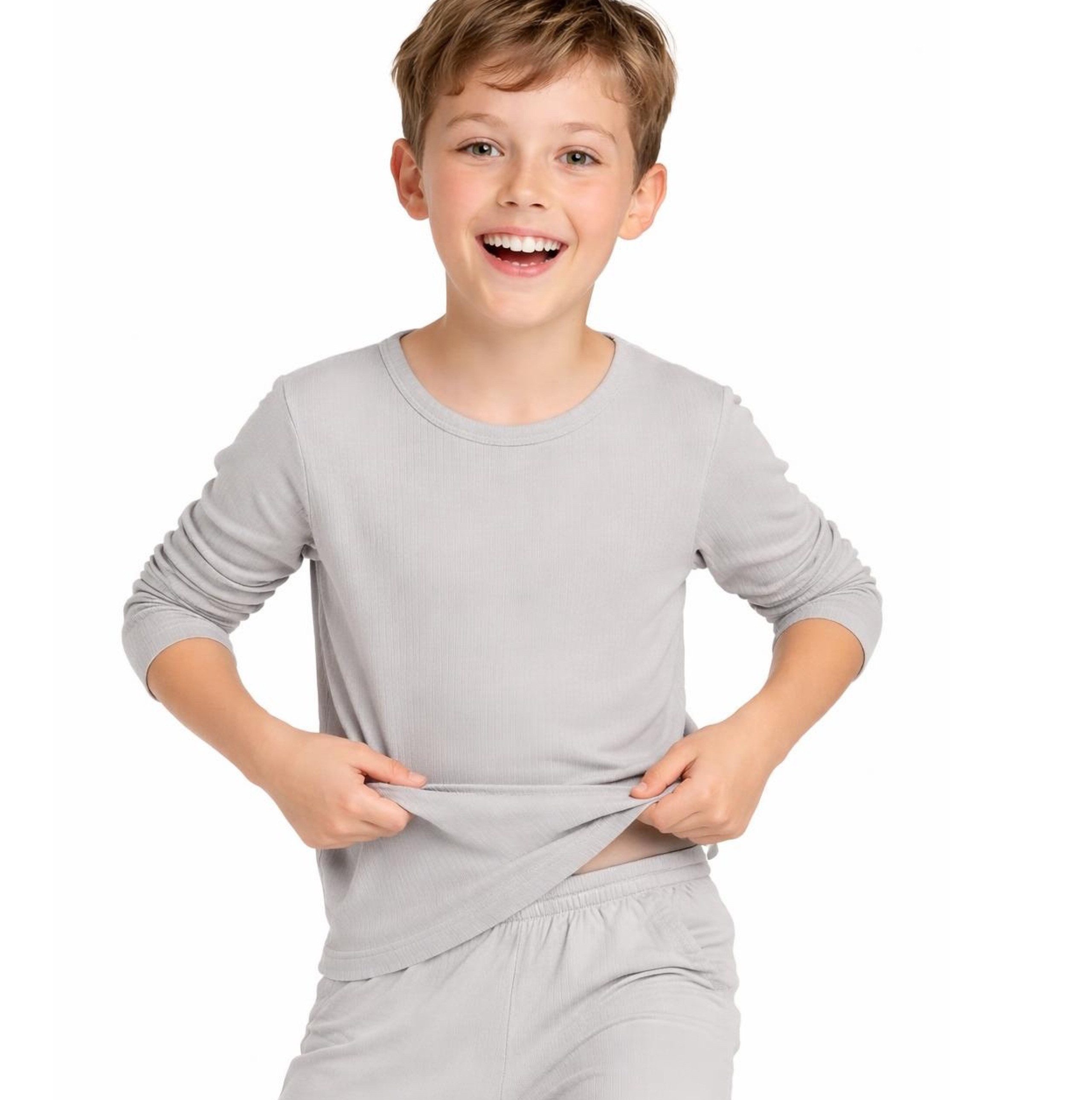 Cocain underwear Thermounterhose Warme lange Kinder Thermo Ski Unterwäsche lang Unterhose Unterhemd 100 (Packung, 2-St) warm weich gemütlich