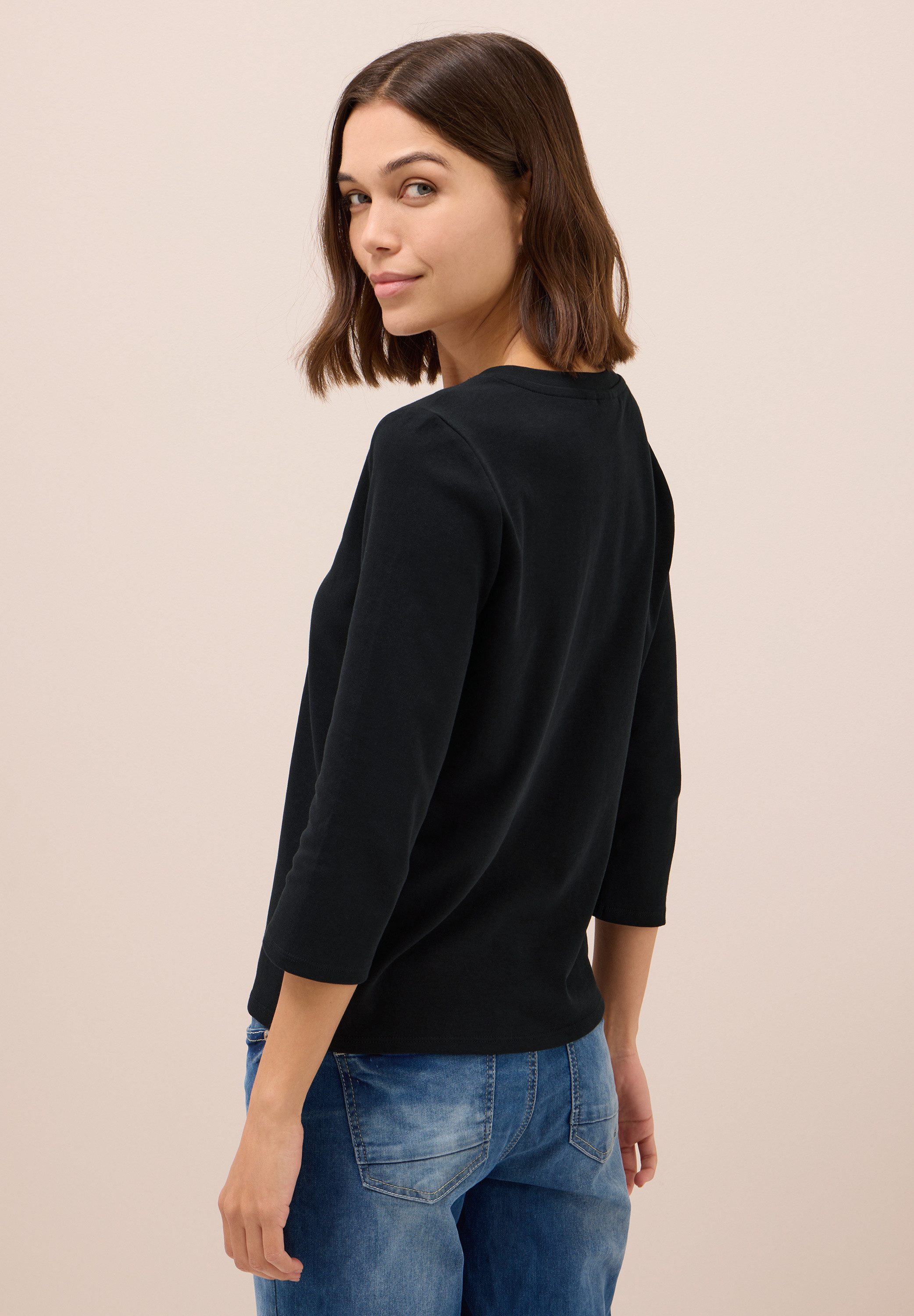 CECIL T-Shirt aus reiner Baumwolle günstig online kaufen