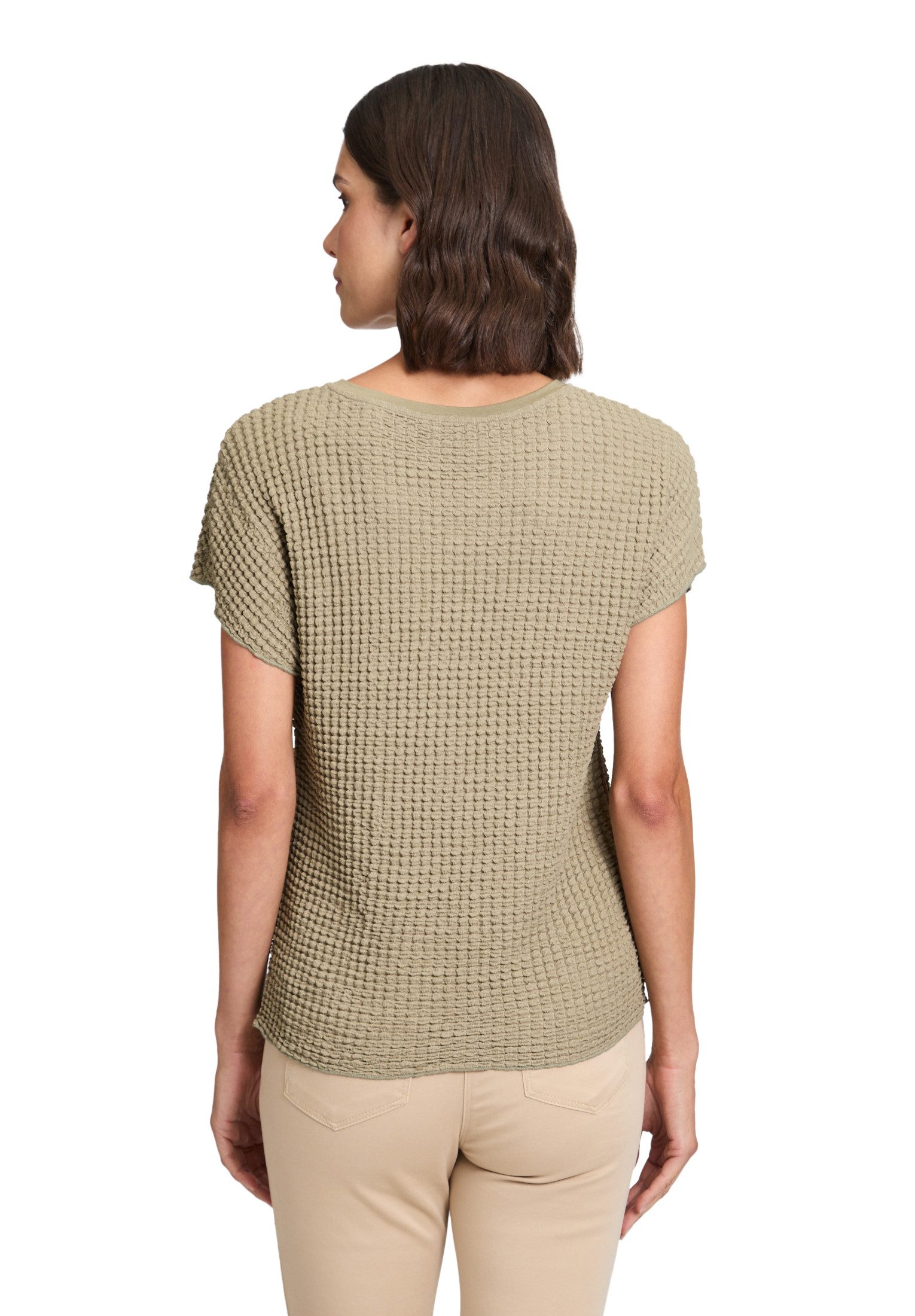 Betty Barclay Kurzarmshirt Damen mit U-Boot-Ausschnitt (1-tlg) Material