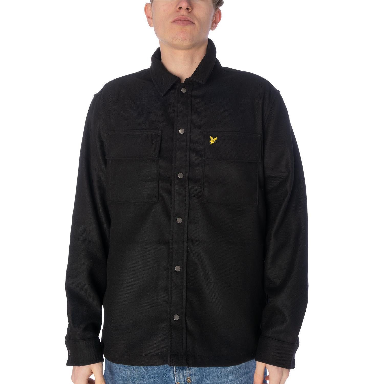 Lyle & Scott Langarmshirt Hemd Lyle&Scott Brushed Overshirt