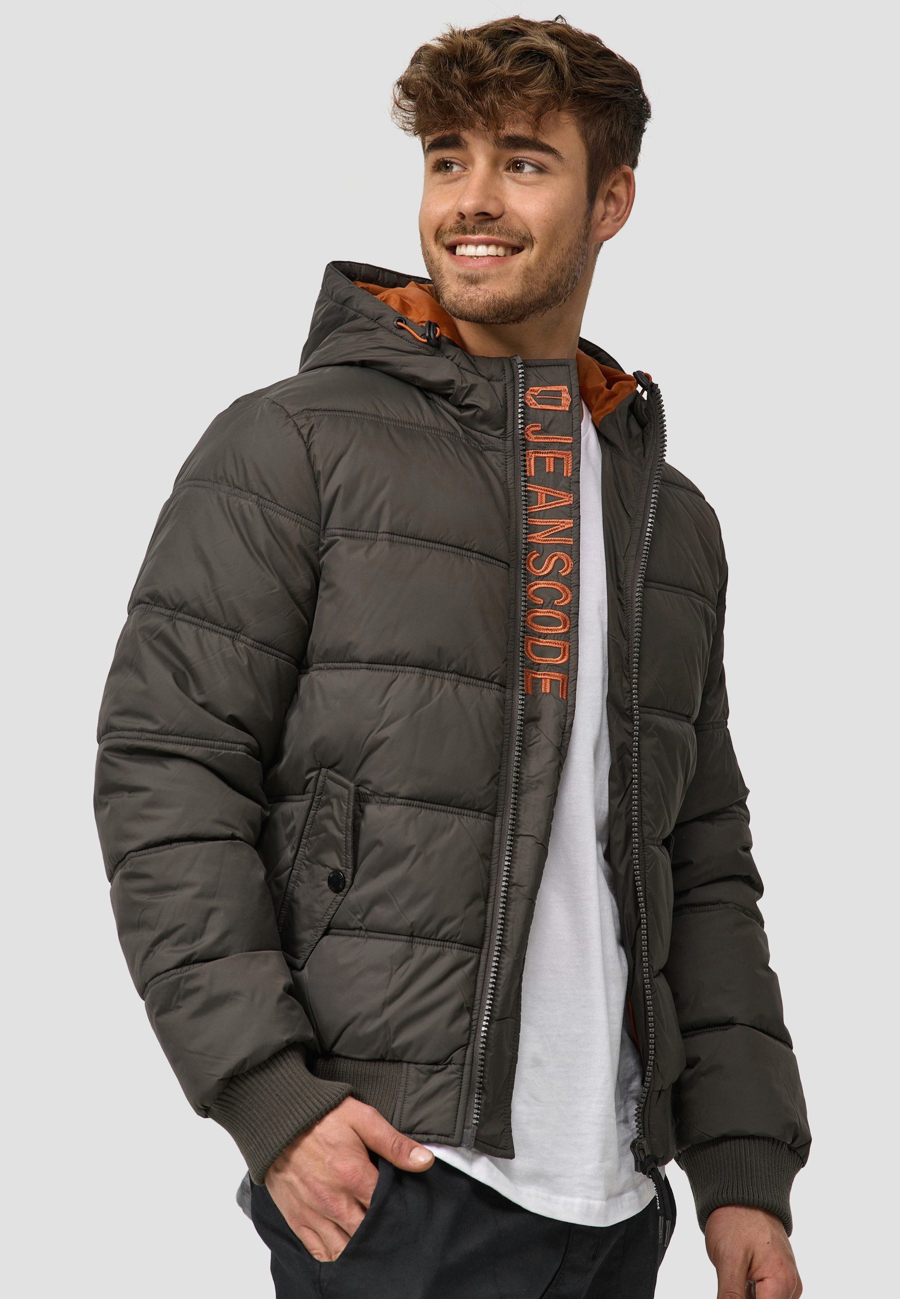 Indicode Steppjacke Herren Adrian ZA Herrenjacke Daunen-Optik