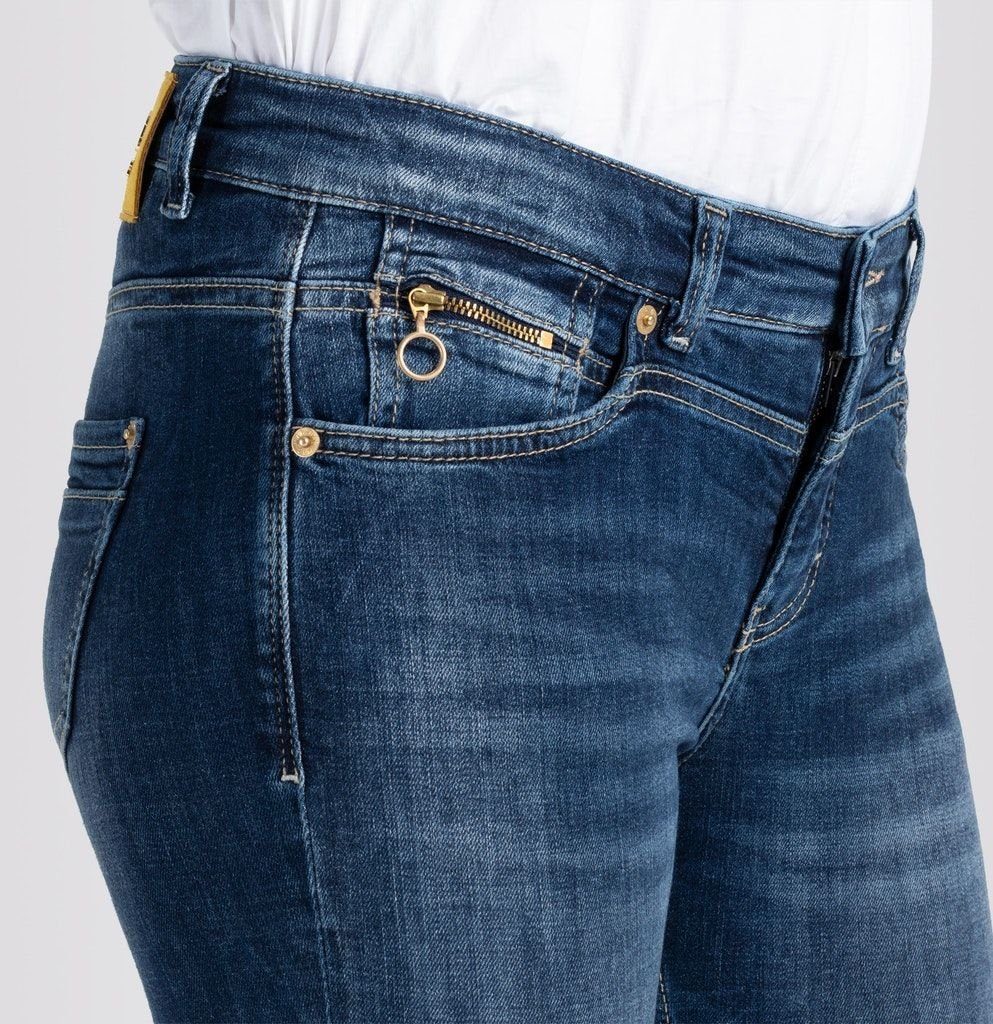 5-Pocket-Jeans MAC net blue wash dark
