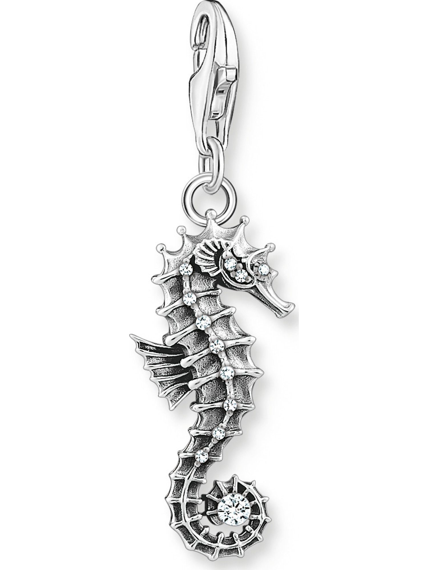 Kettenanhänger Thomas Sabo Damen-Charm 925er Silber Zirkonia