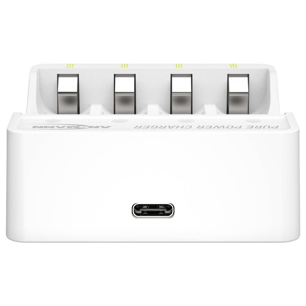 ANSMANN AG Pure Power Lademodul USB Ladegerät LiIon Mignon (AA), Micro (AAA) Rundzellen-Lader (USB-Ladeausgang, Ladestrom einstellbar)