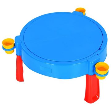 vidaXL Sandkasten Sandkasten Sandkiste 3-1 Wasser-Sand-Spieltisch für Kinder
