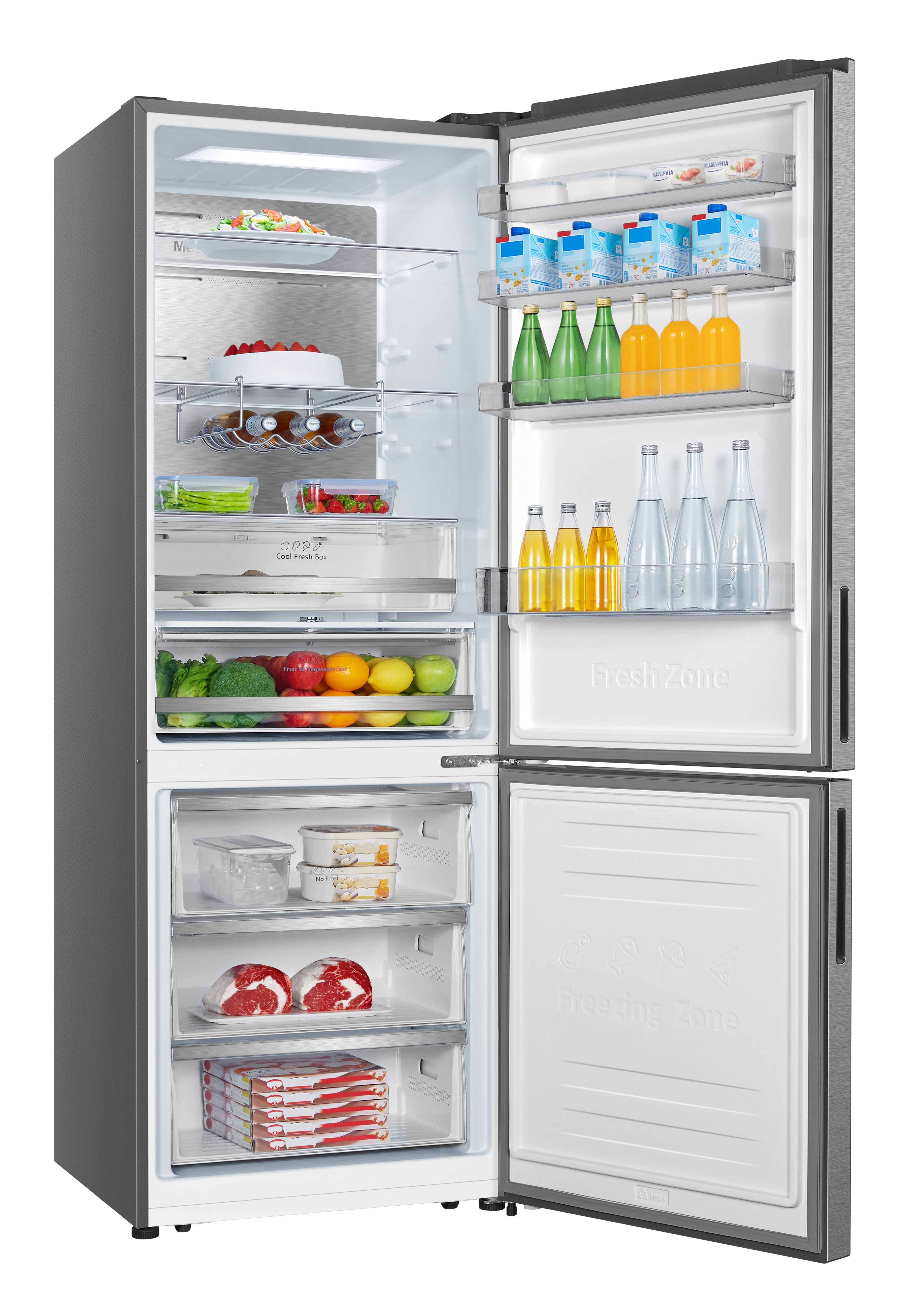 Hisense Kühl-/Gefrierkombination RB645N4BIB, 201,3 cm hoch, 70,4 cm breit, 70cm breit – Bild 4 von 5