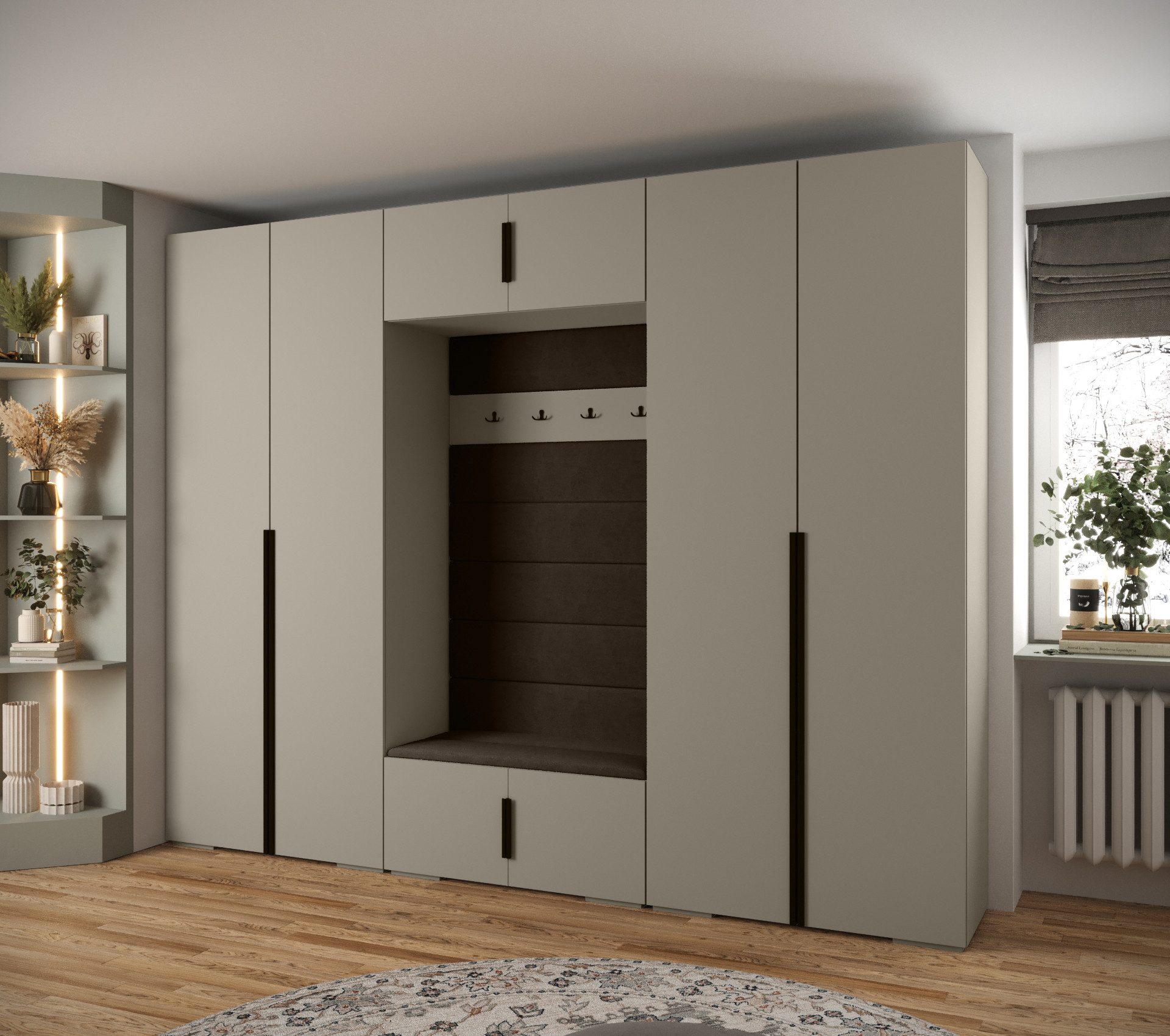 ABIKS MÖBEL Kompaktgarderobe INOVA 1 SATZ günstig online kaufen