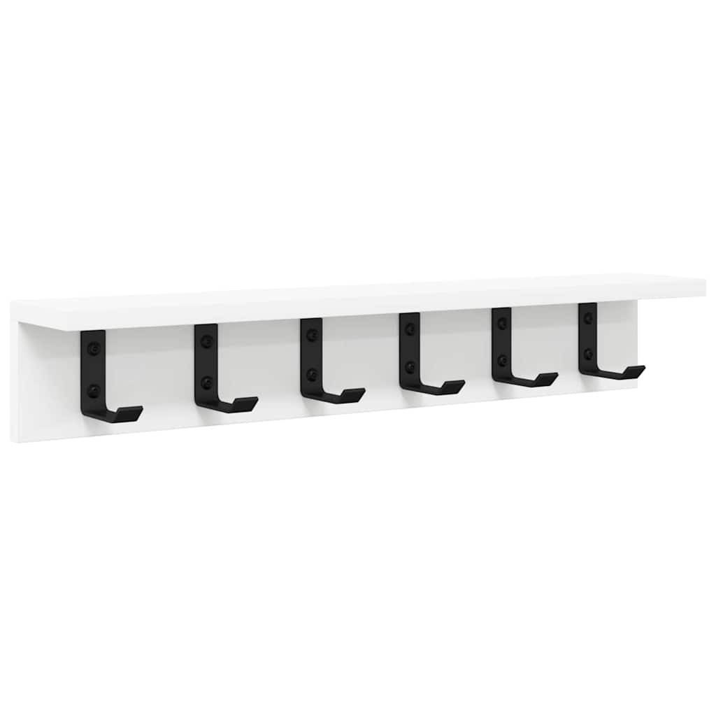 vidaXL Regal Wandmontierter Kleiderständer Weiß 60 günstig online kaufen