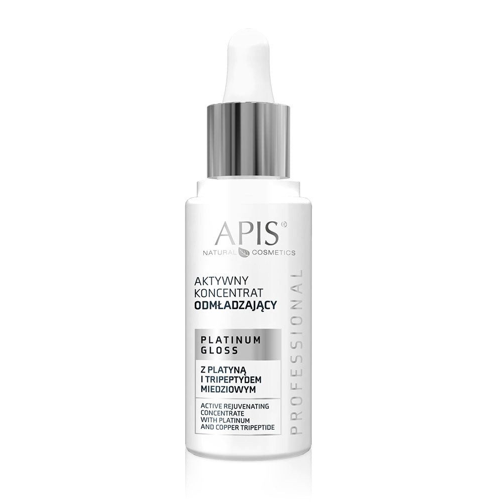 Anti-Aging-Creme APIS PLATINUM GLOSS, Anti-Aging Konzentrat mit Kupfertripeptid, 30 ml