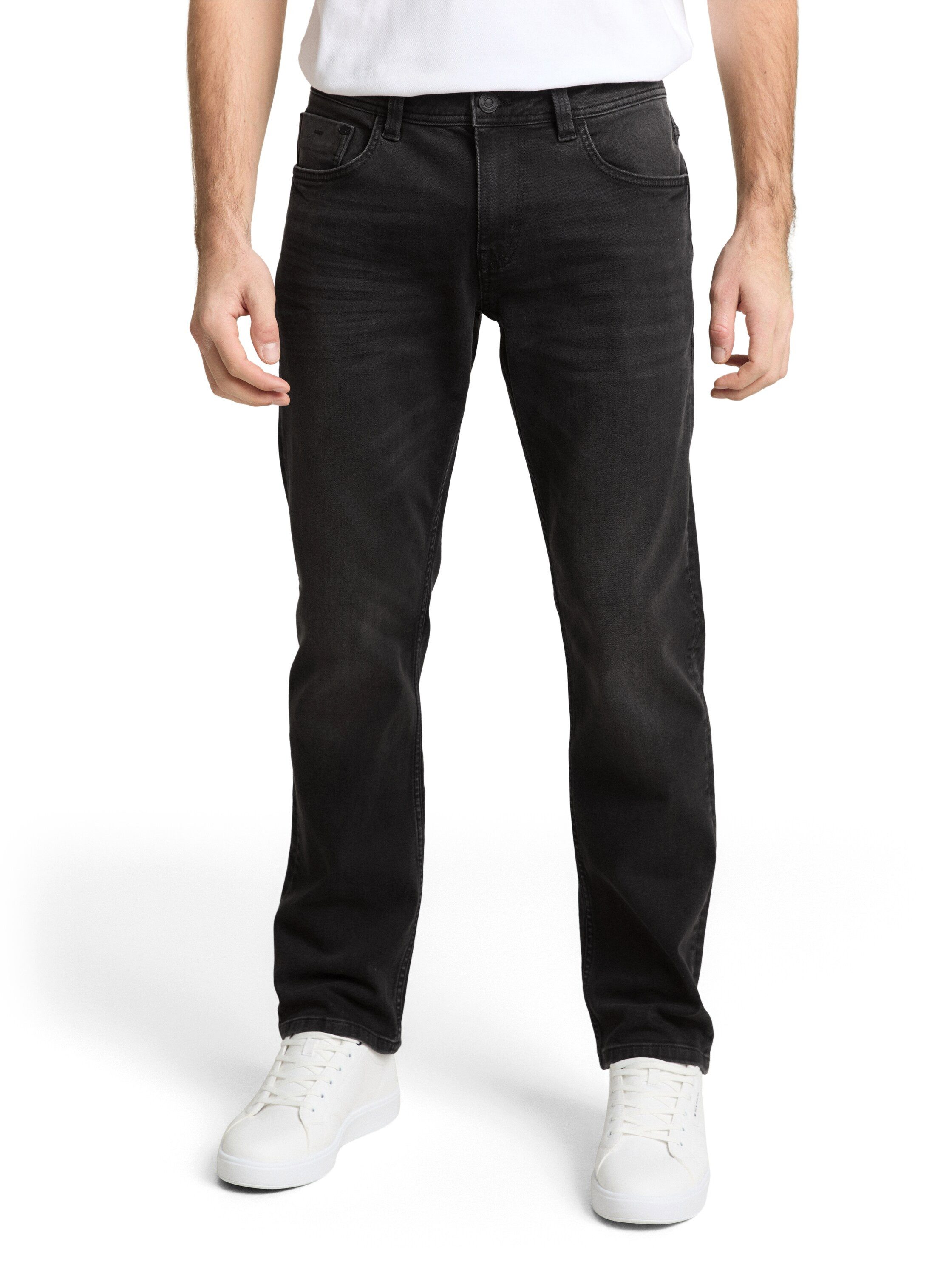 Tom Tailor 5-Pocket-Jeans MARVIN mit kleinem Logo-Print