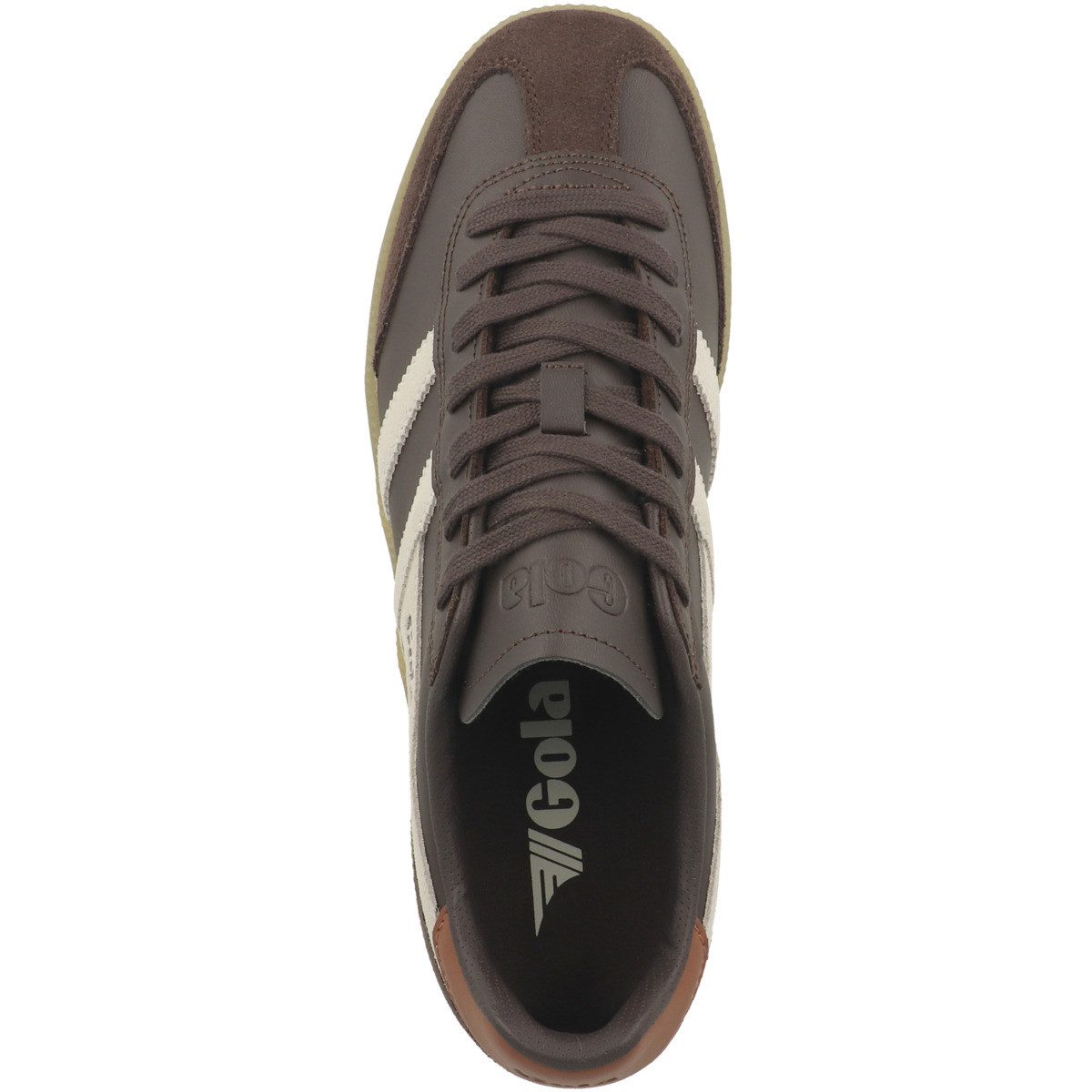Gola Viper Leather Herren Sneaker Turnschuhe, Sportschuhe, Freizeitschuhe, Halbschuhe, Schnürschuhe