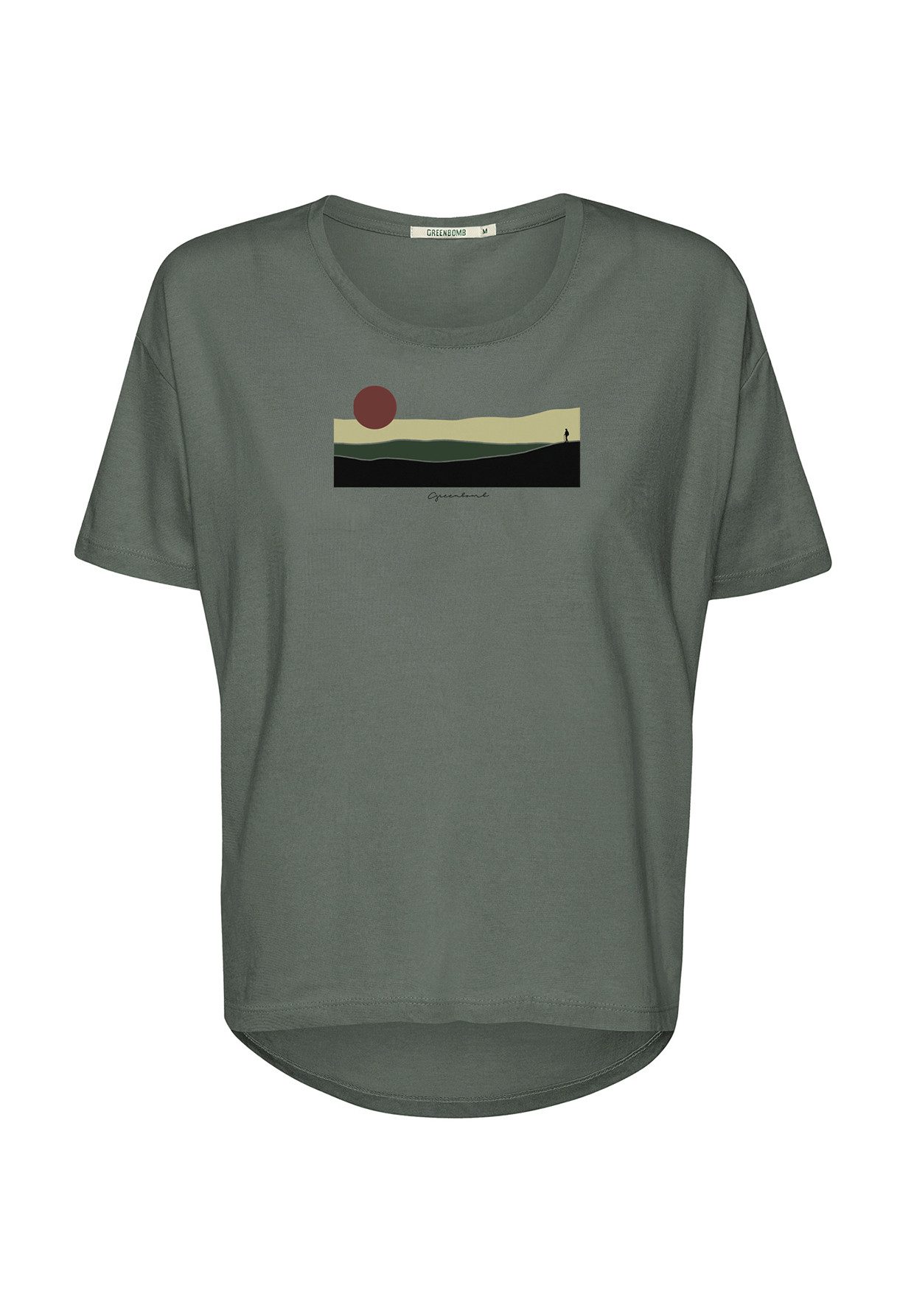 GreenBomb T-Shirt Feel Nature Pathway (1-tlg., 1)