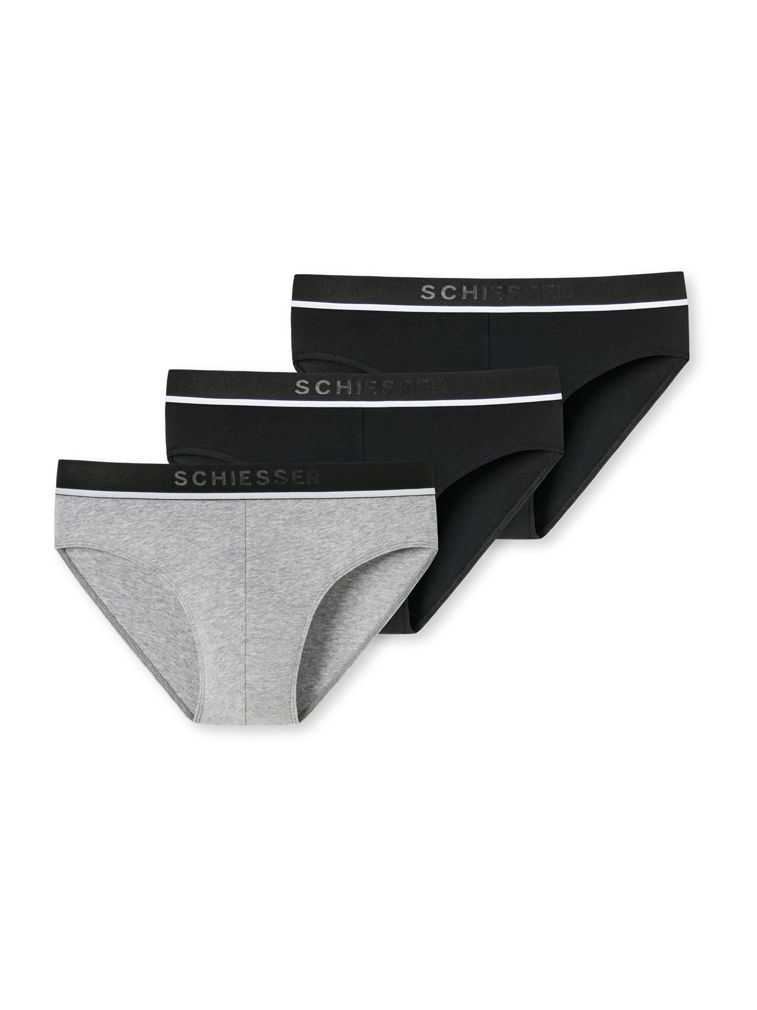 schwarz / schwarz / grau melange