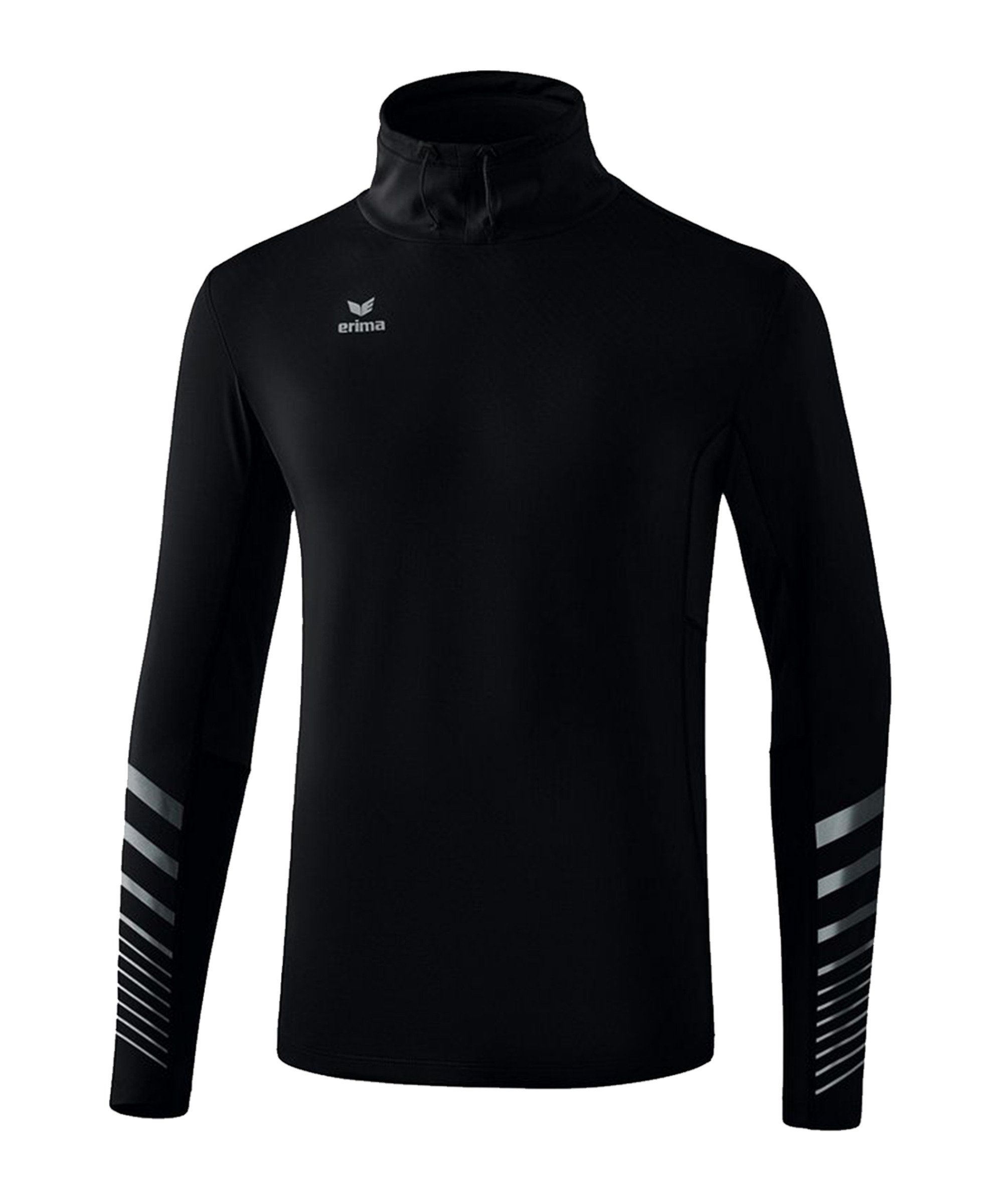 Erima Lauftop Race Line 2.0 Running Longsleeve Daumenöffnung Schwarz