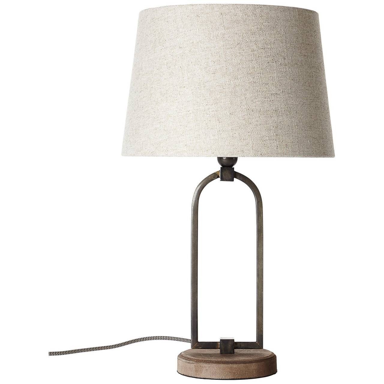 Brilliant Tischleuchte beige A60, 1x Sora, geeignet 40W, für E27, Tischleuchte Sora No Lampe 30cm