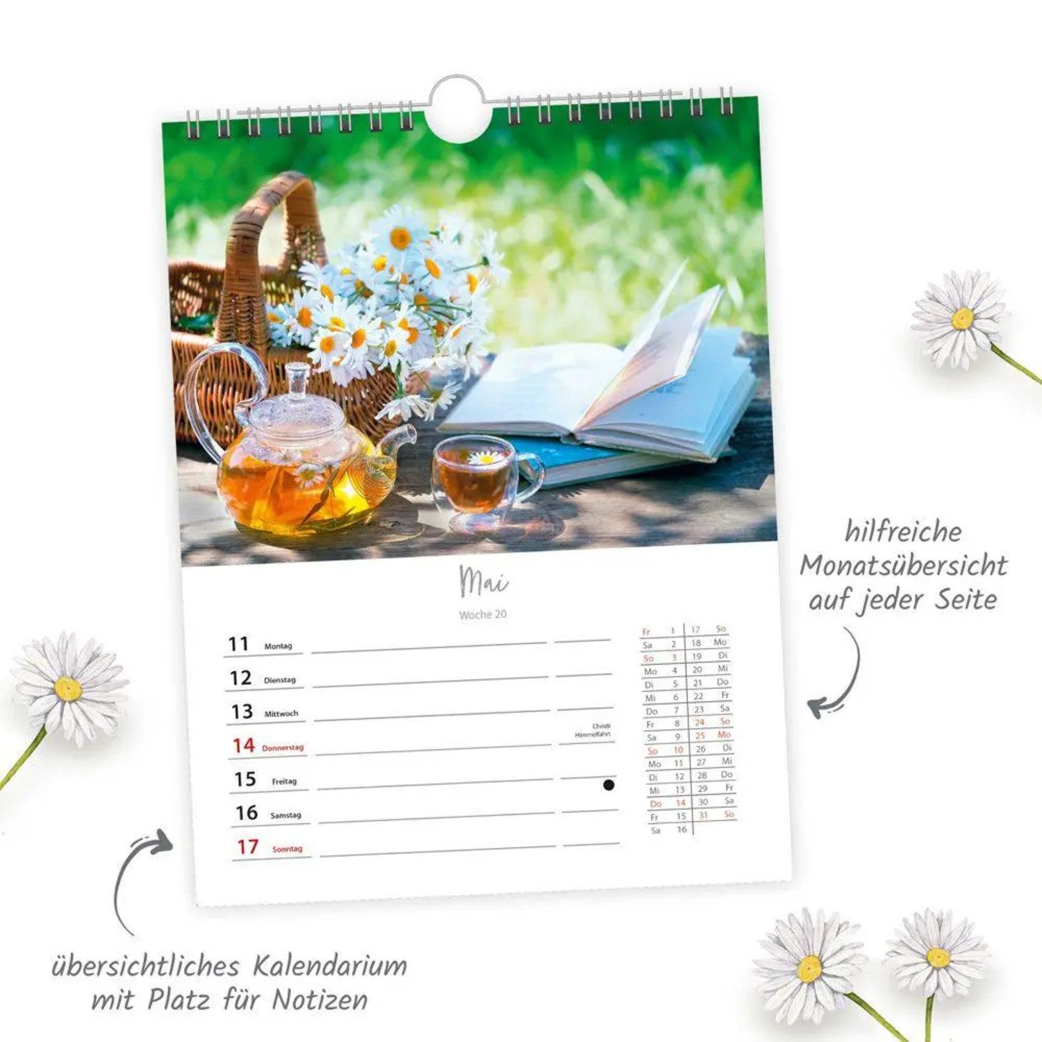 Trötsch Verlag Wandkalender Trötsch Wochenkalender zum Hängen Landliebe 2026