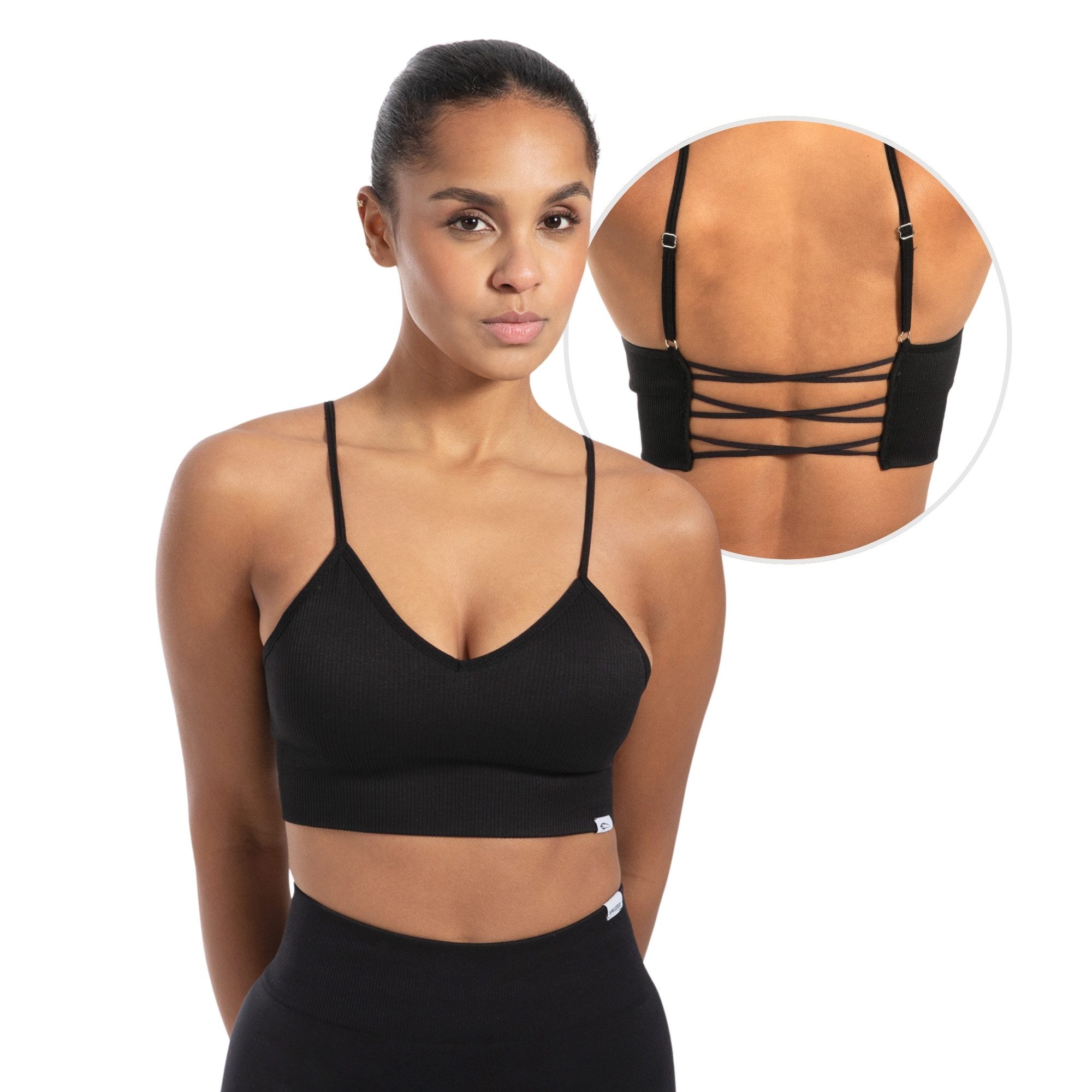Sport-BH Alma, Shaped Fit Yoga Bra, mit herausnehmbaren Cups