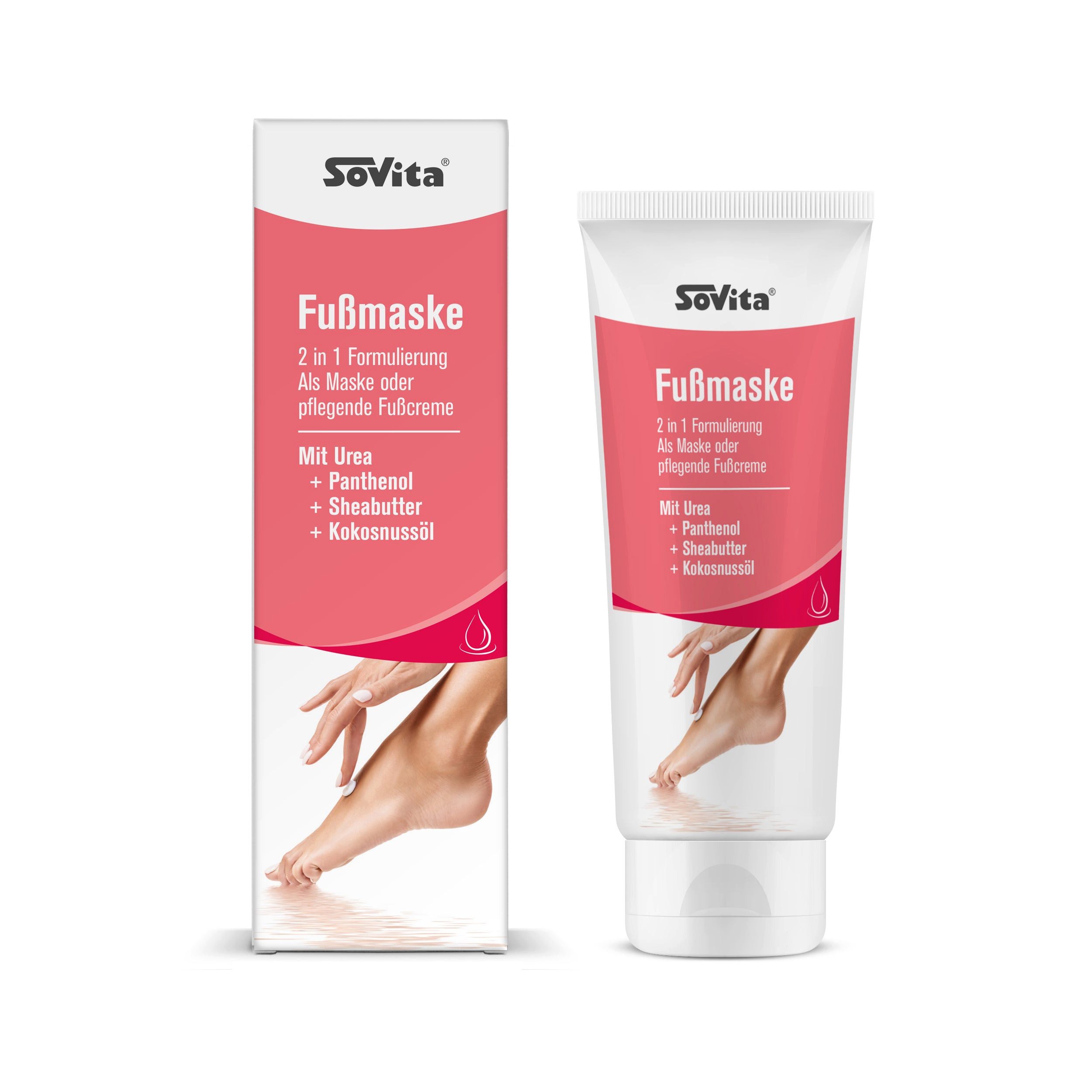 Ascopharm sovita Fußmaske Creme, 1 er
