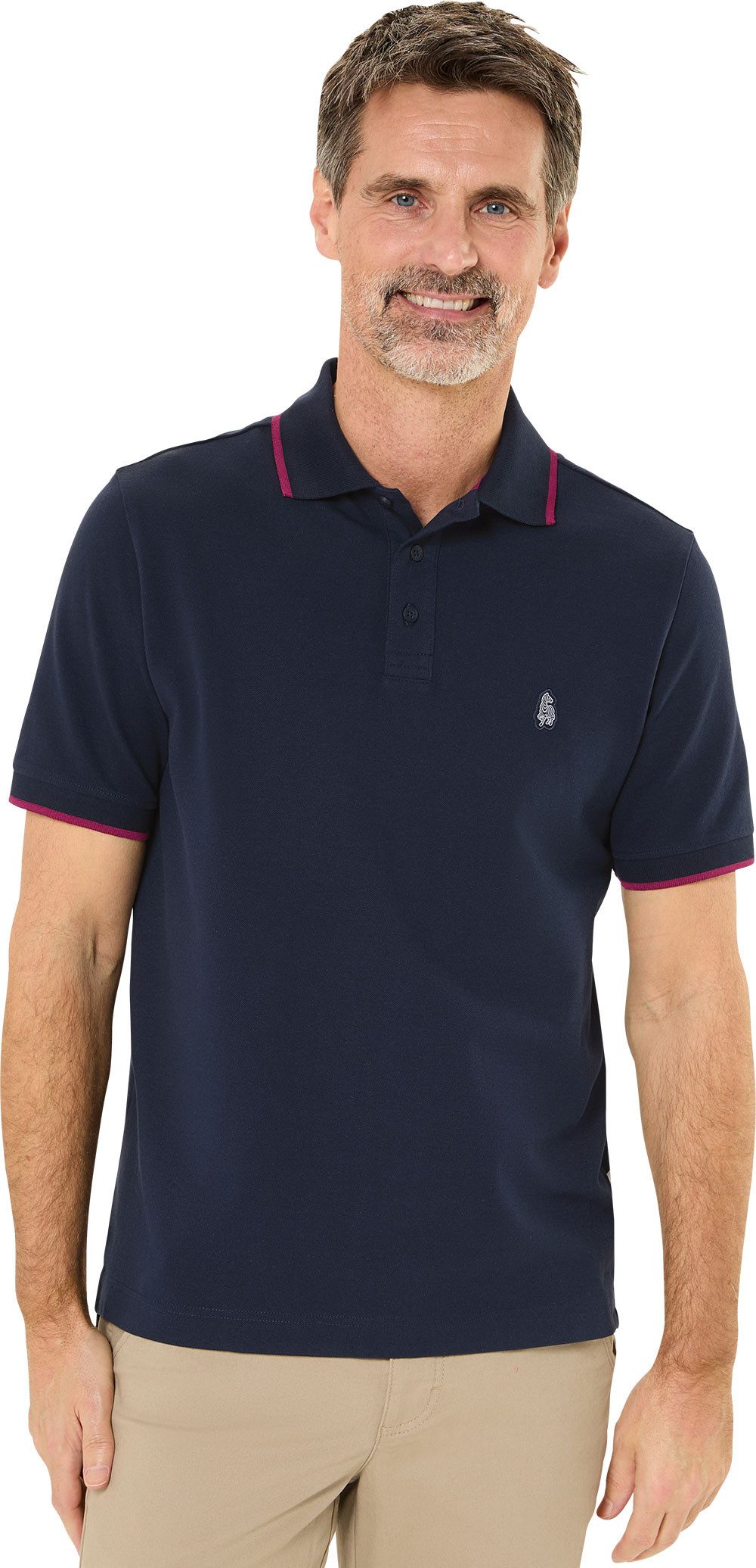 Jacques Britt Poloshirt Atmungsaktiv und hautsympathisch - natürlicher Komfort durch Baumwolle